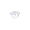 White South Sea Pearl in Set with Diamond