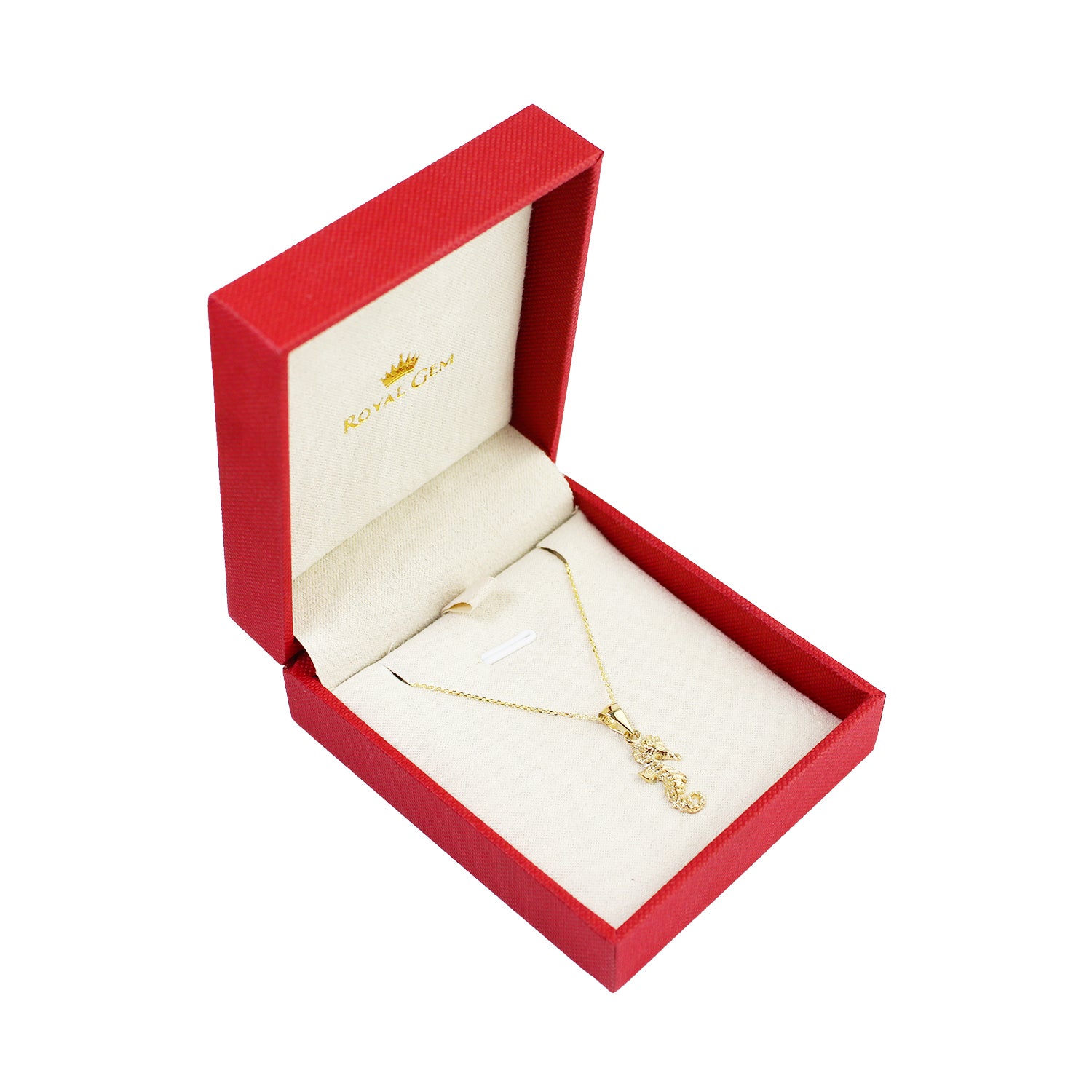 Chasing Sunshine Seahorse Gold Necklace
