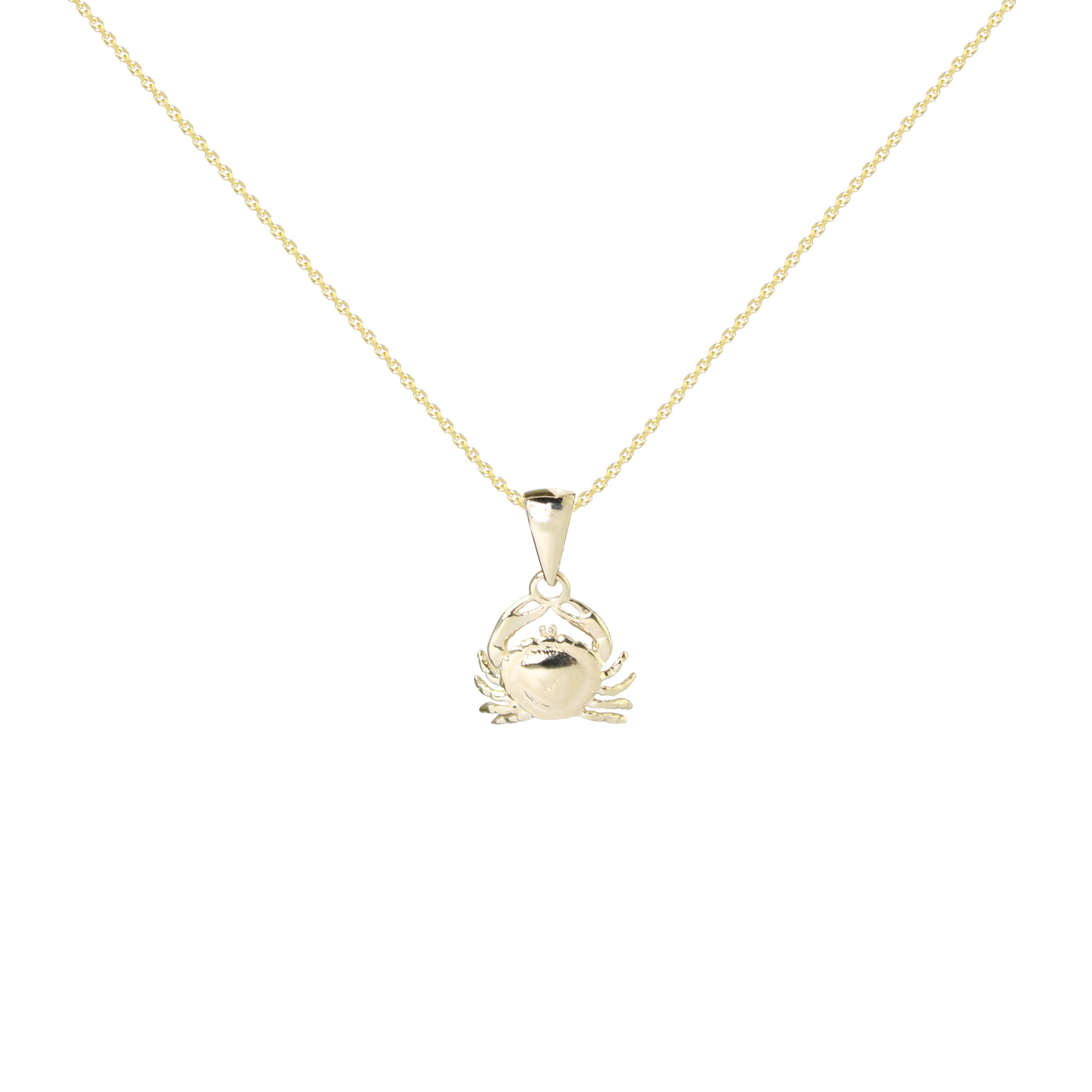 Chasing Sunshine Crab Gold Necklace