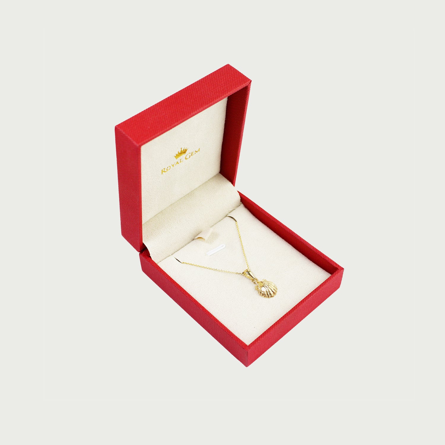 Chasing Sunshine Clam Gold Necklace