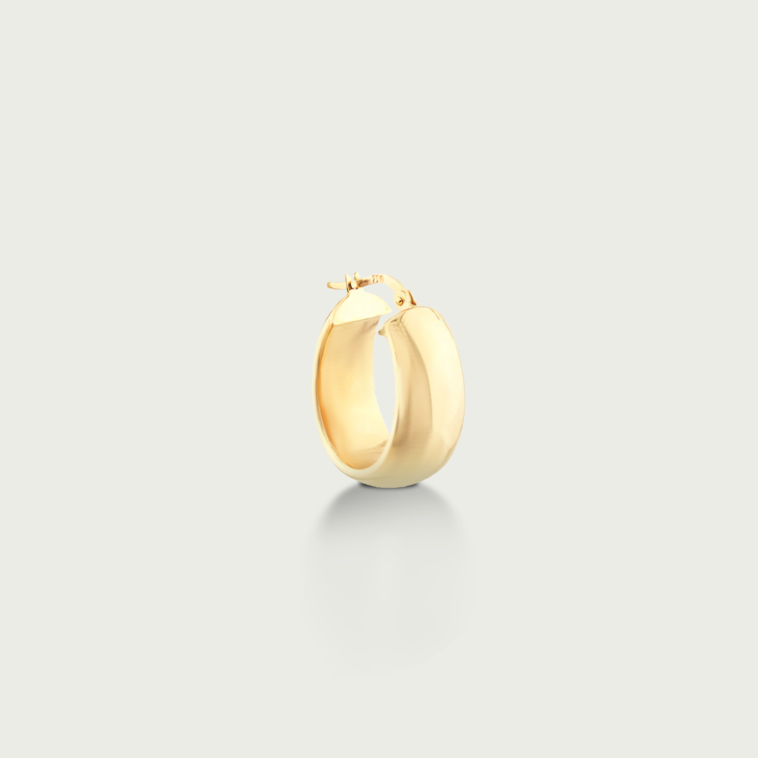 Stage Whisper Gold Hoop Earrings