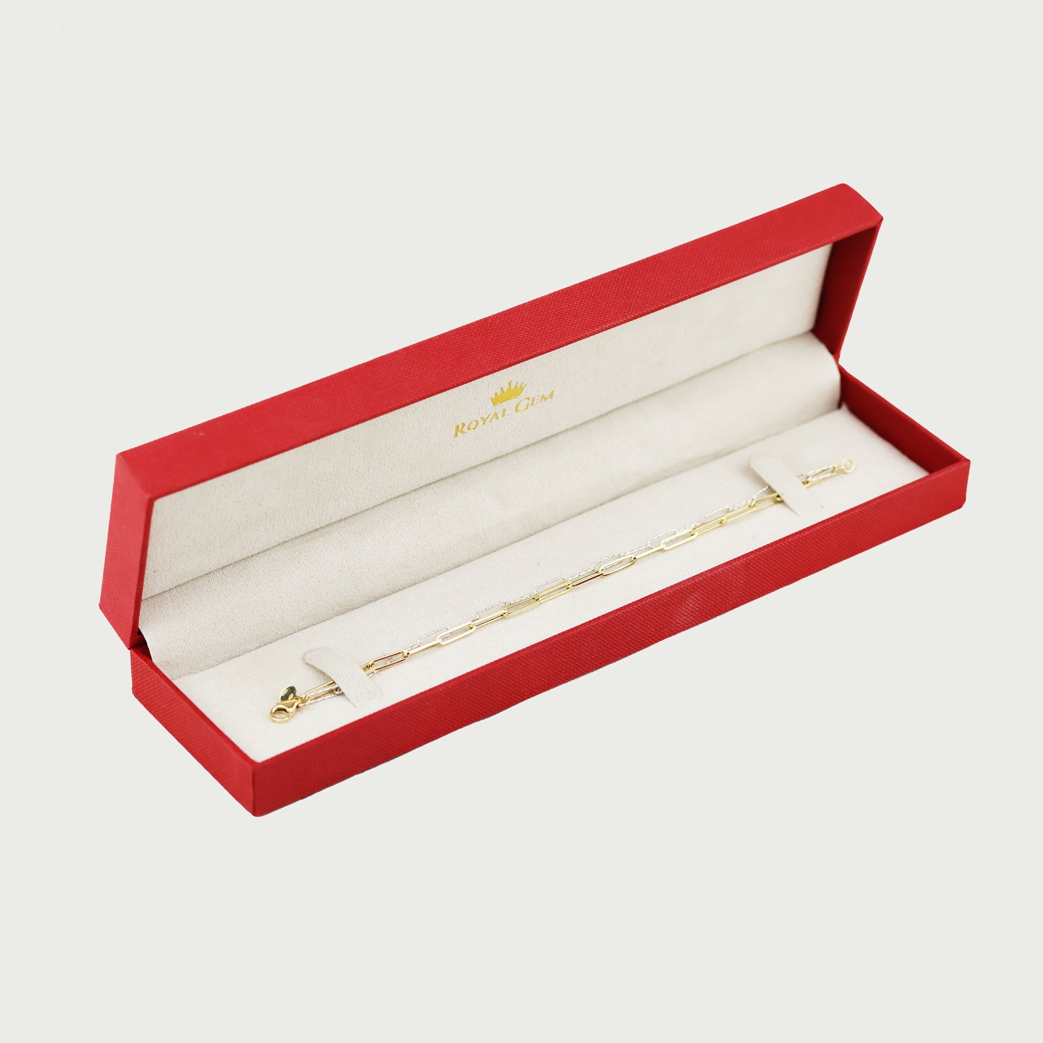 Two-Part Drama Gold Bracelet