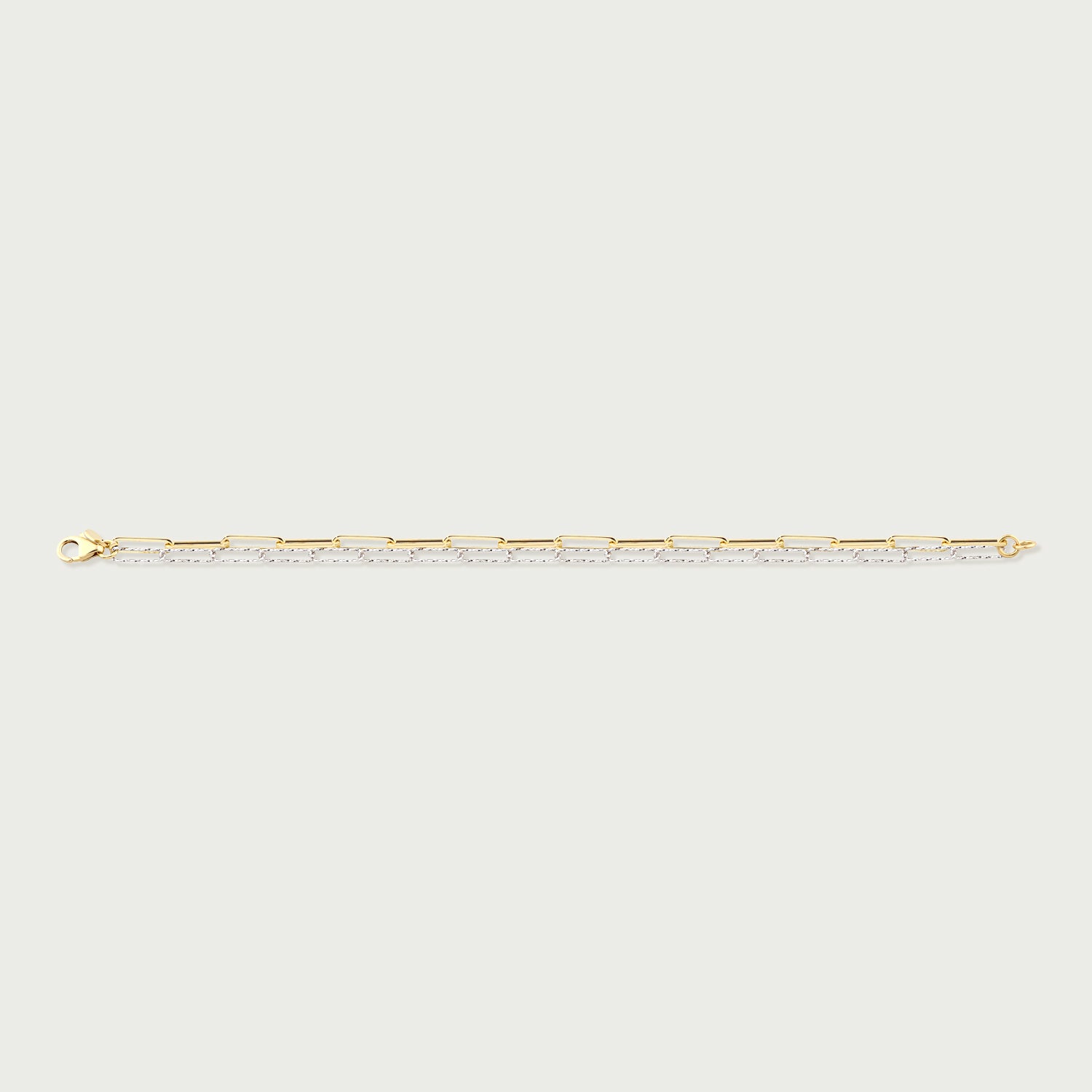Two-Part Drama Gold Bracelet