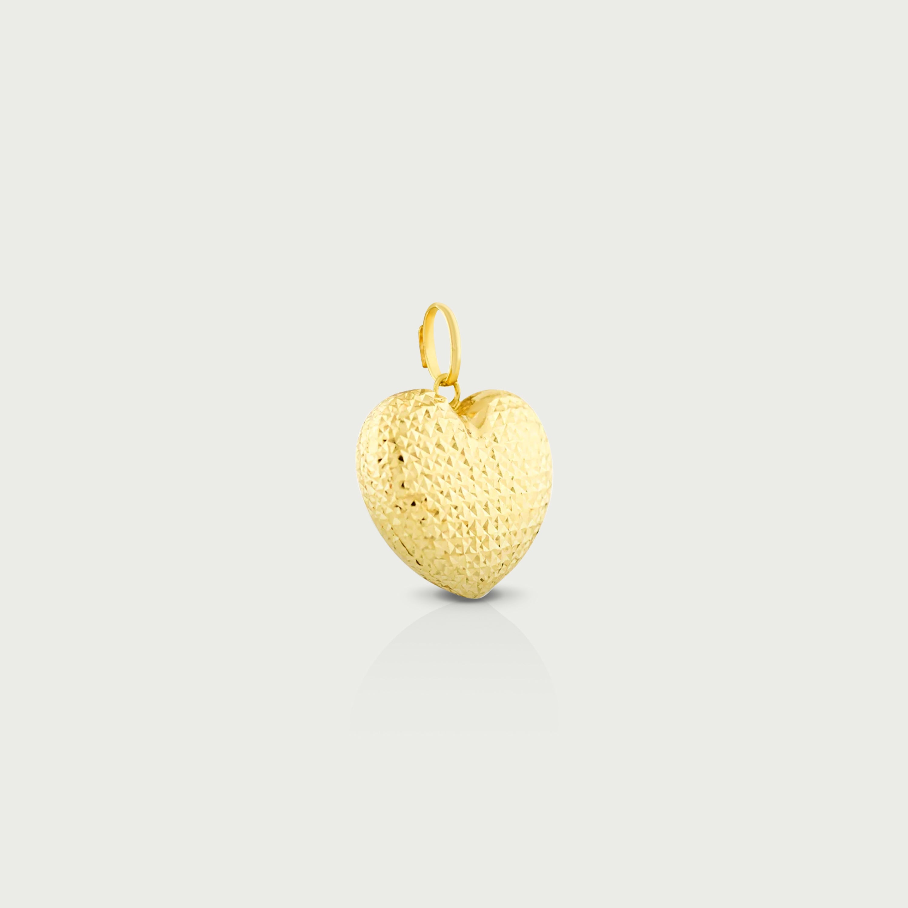 Heart's Fire Gold Pendant