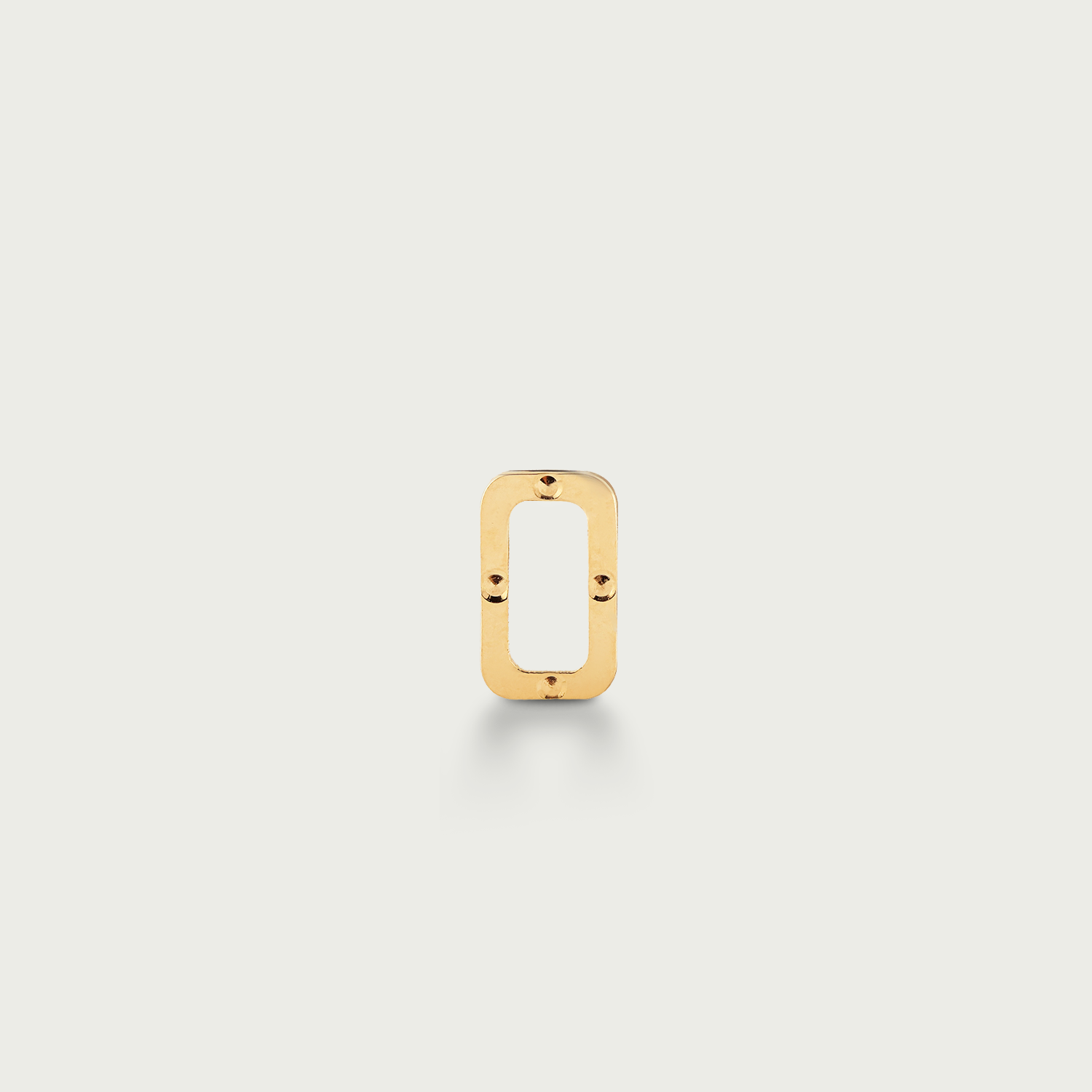 Geometric Chic Gold Stud Earrings