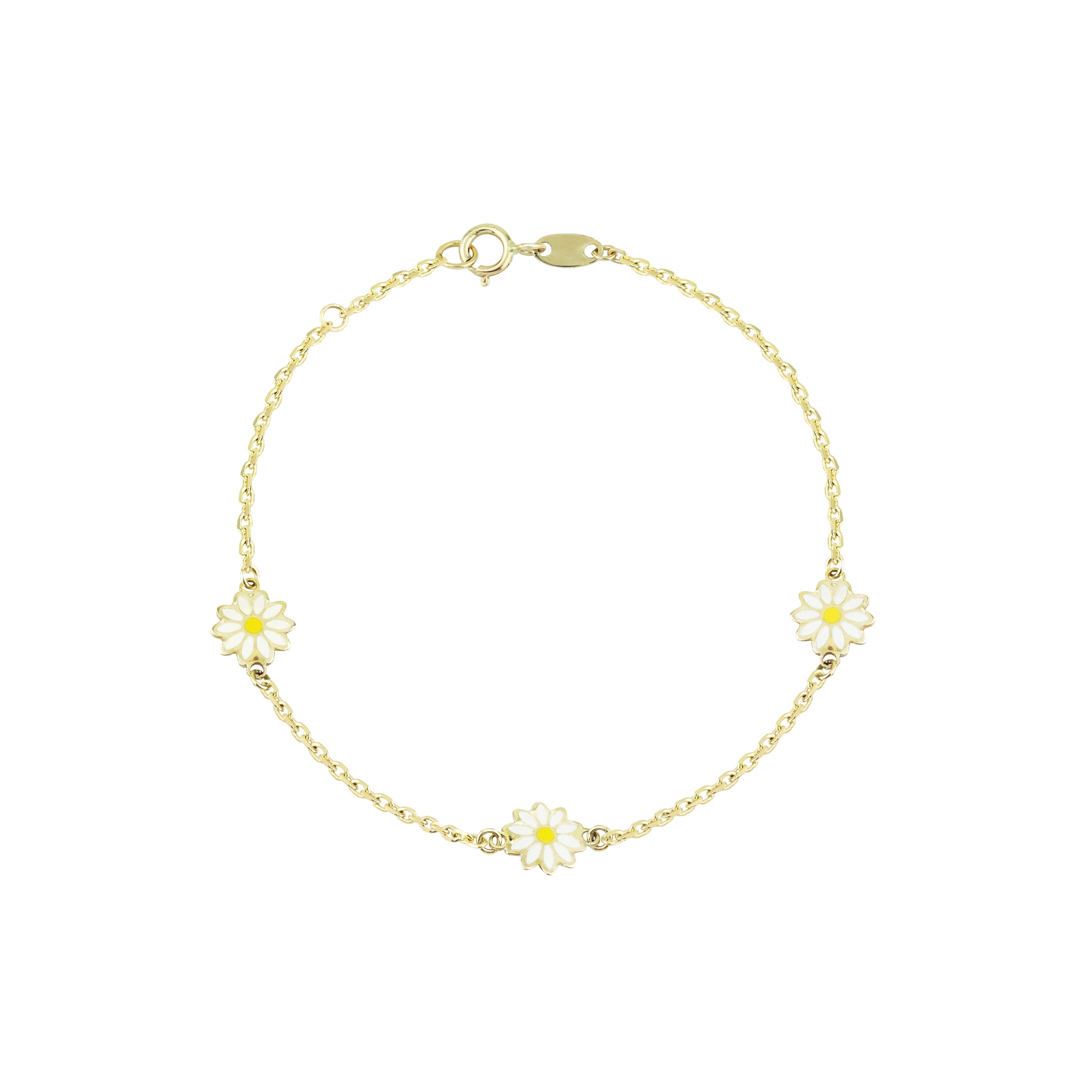 Flower Power Gold Bracelet