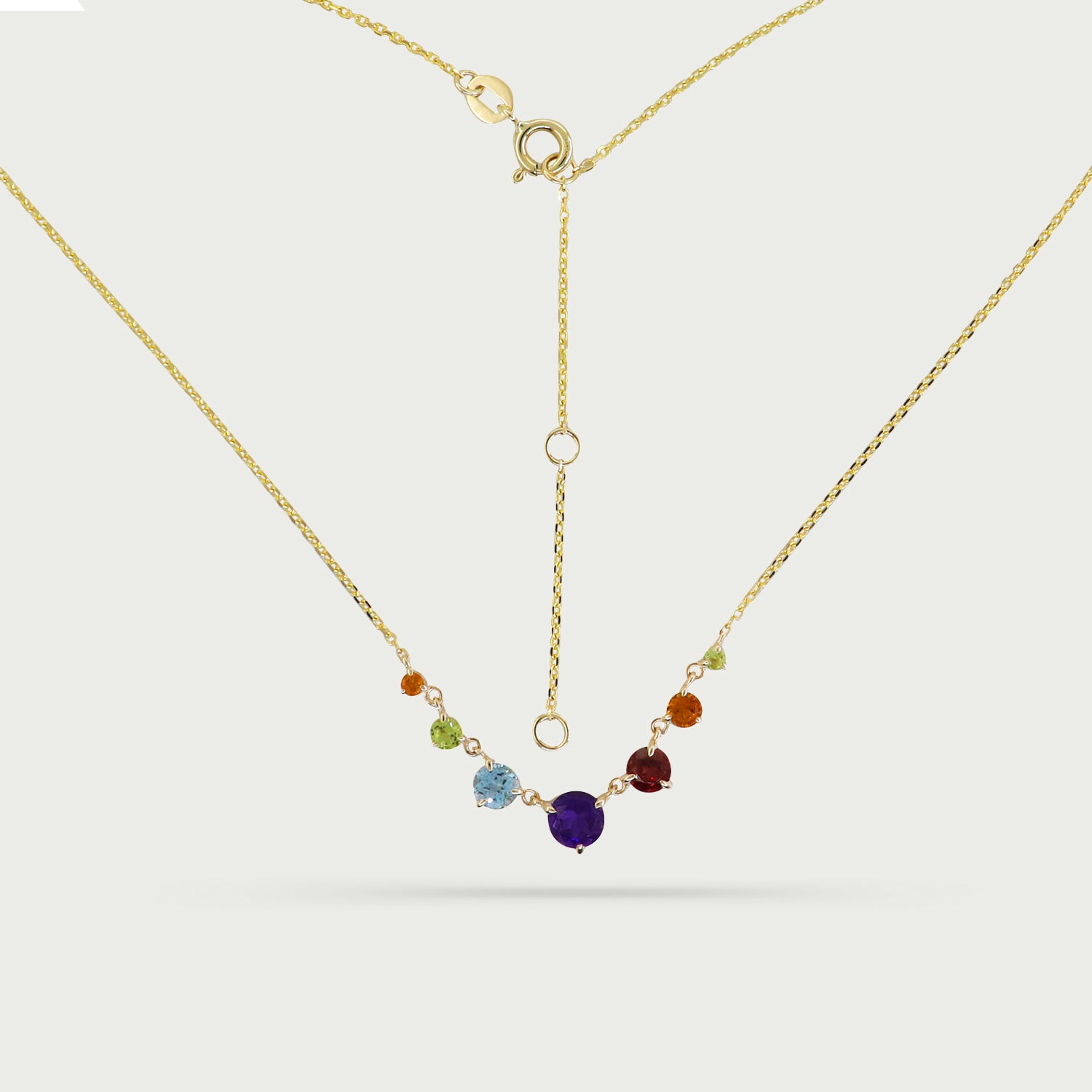 Kaleidoscope Gemstone Necklace