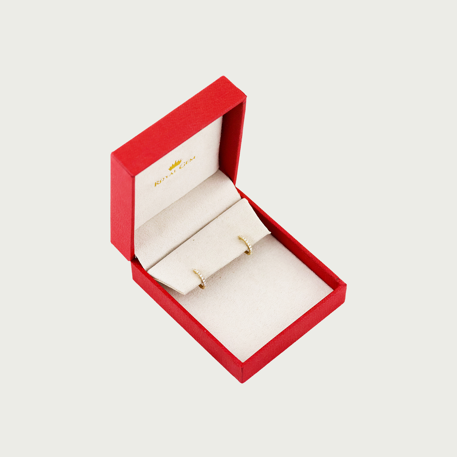 Sultry Cascade Diamond Hoop Earrings