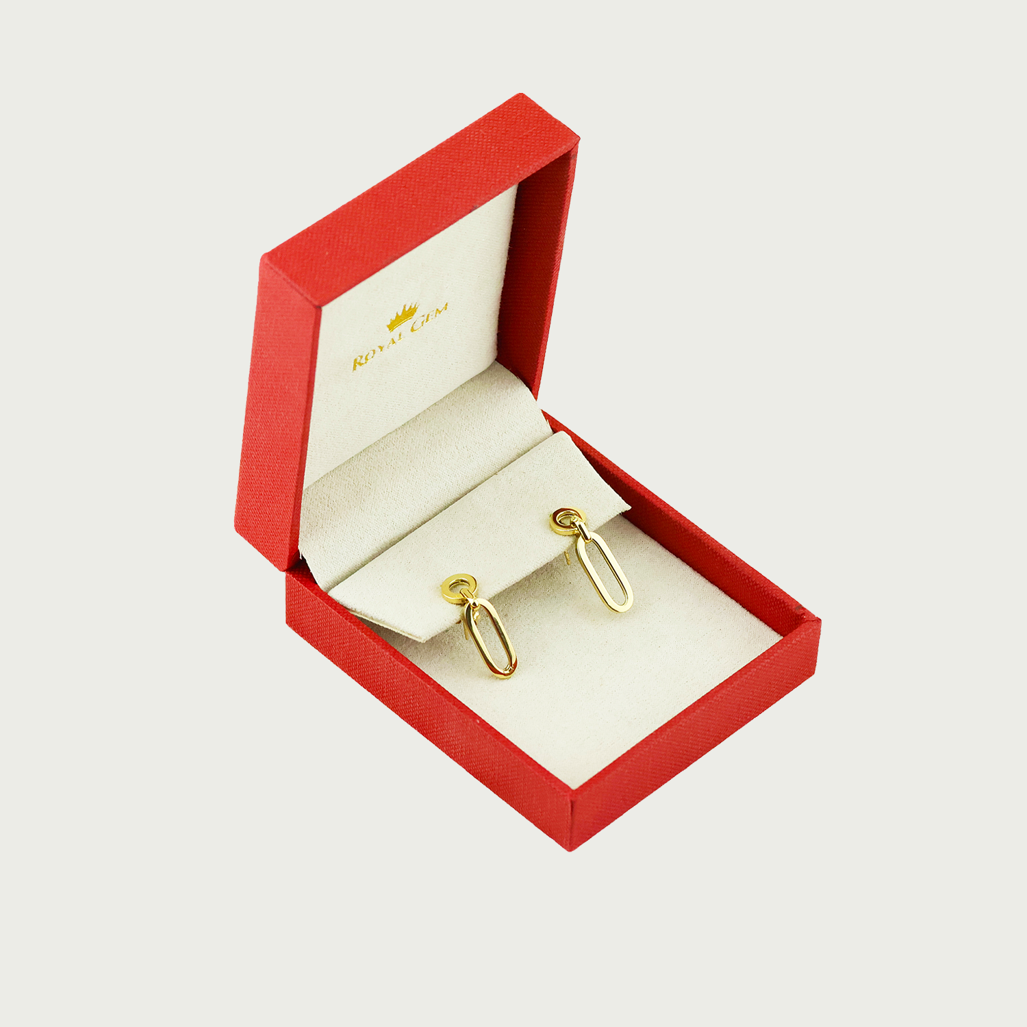 Geometric Glam Gold Dangling Earrings