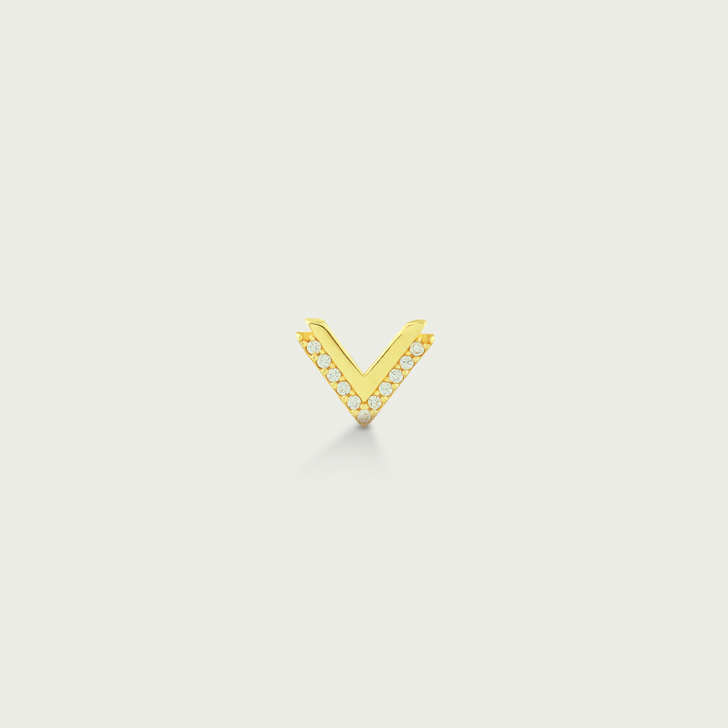 Clock-Out Chic Glam Gold Stud Earrings