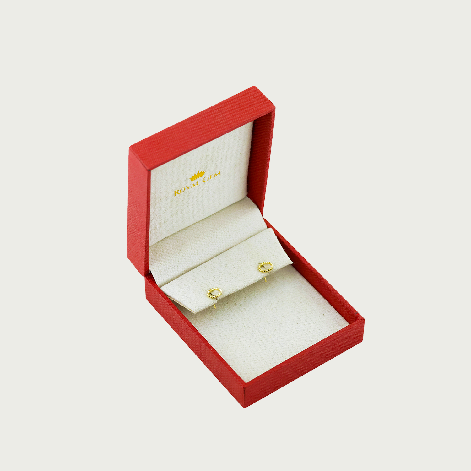 Clock-Out Chic Round Gold Stud Earrings
