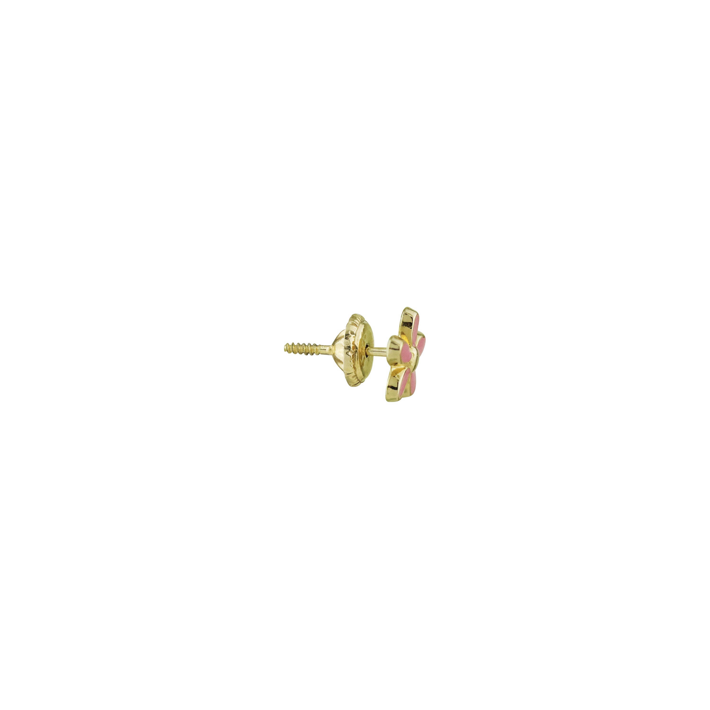Little Missy Gold Screw Earrings