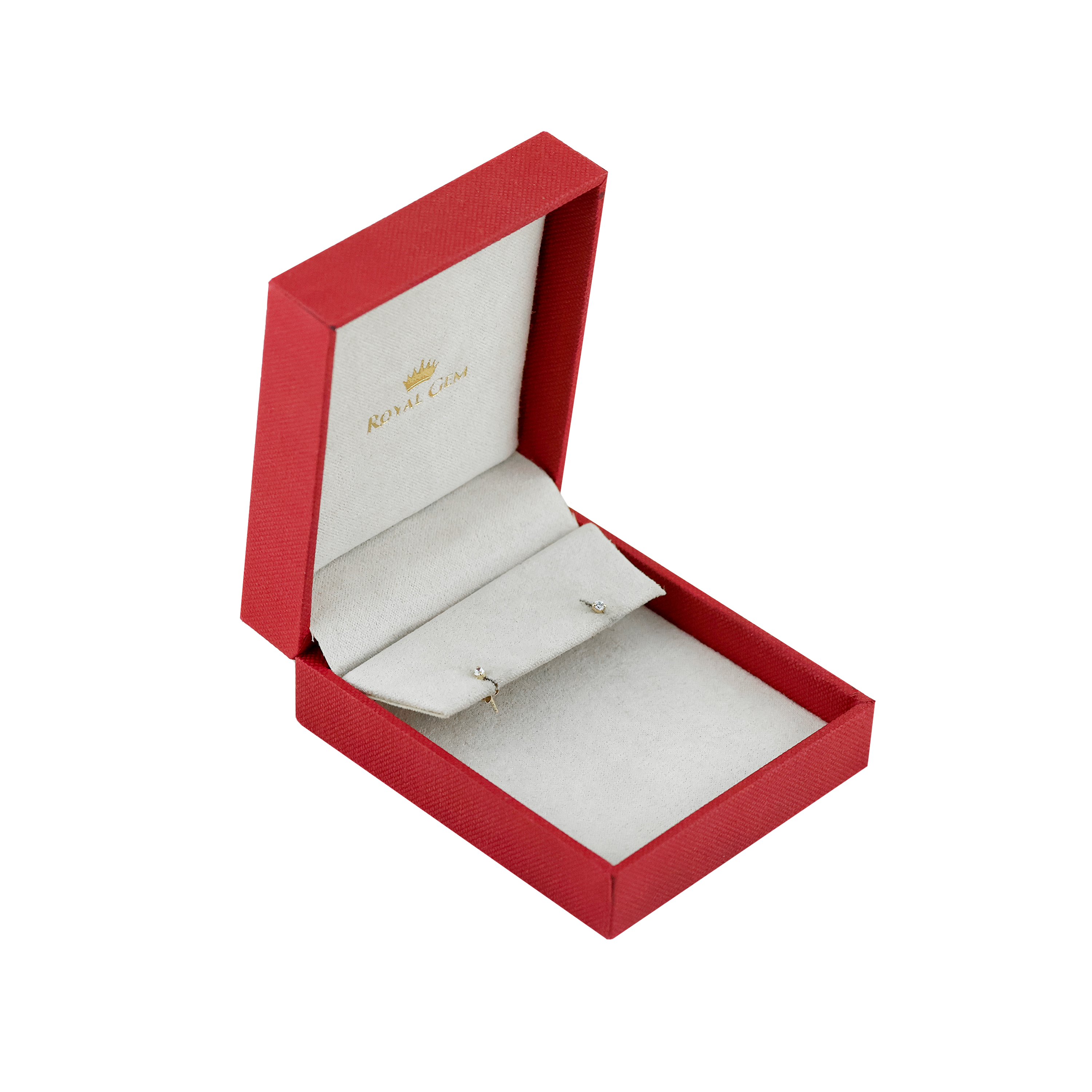 Mini Spark Oval Gold Stud Earrings