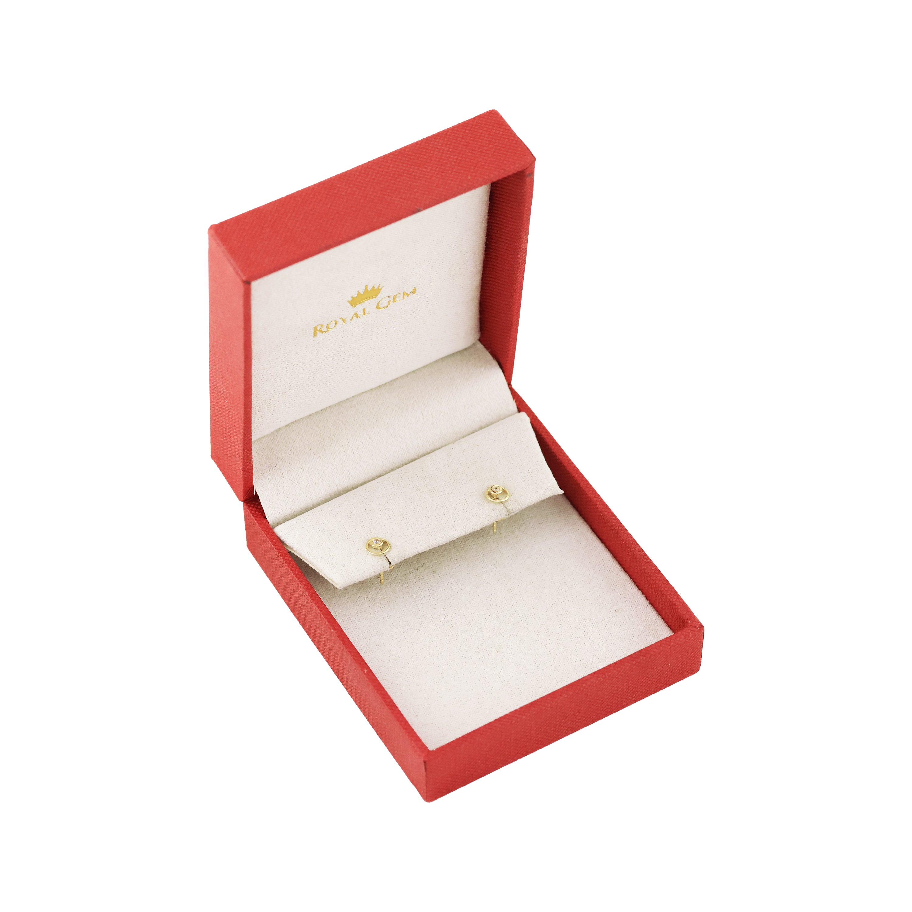 Clock-Out Chic Twist Gold Stud Earrings