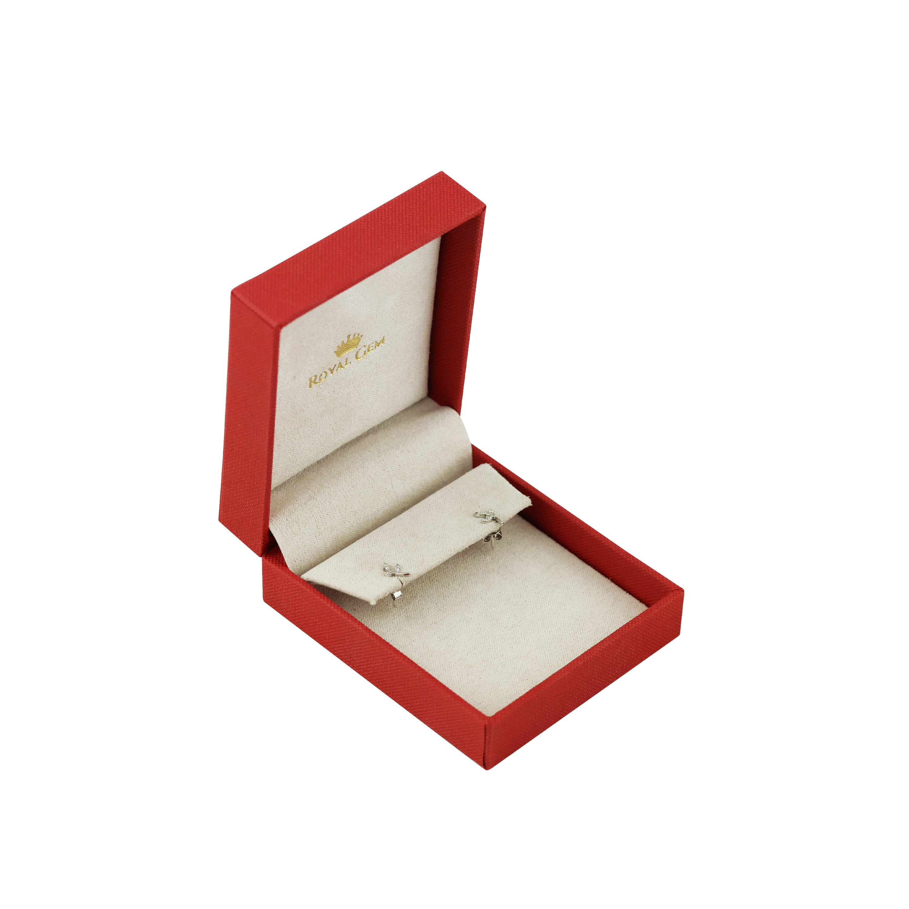 Petal Shine Diamond Stud Earrings