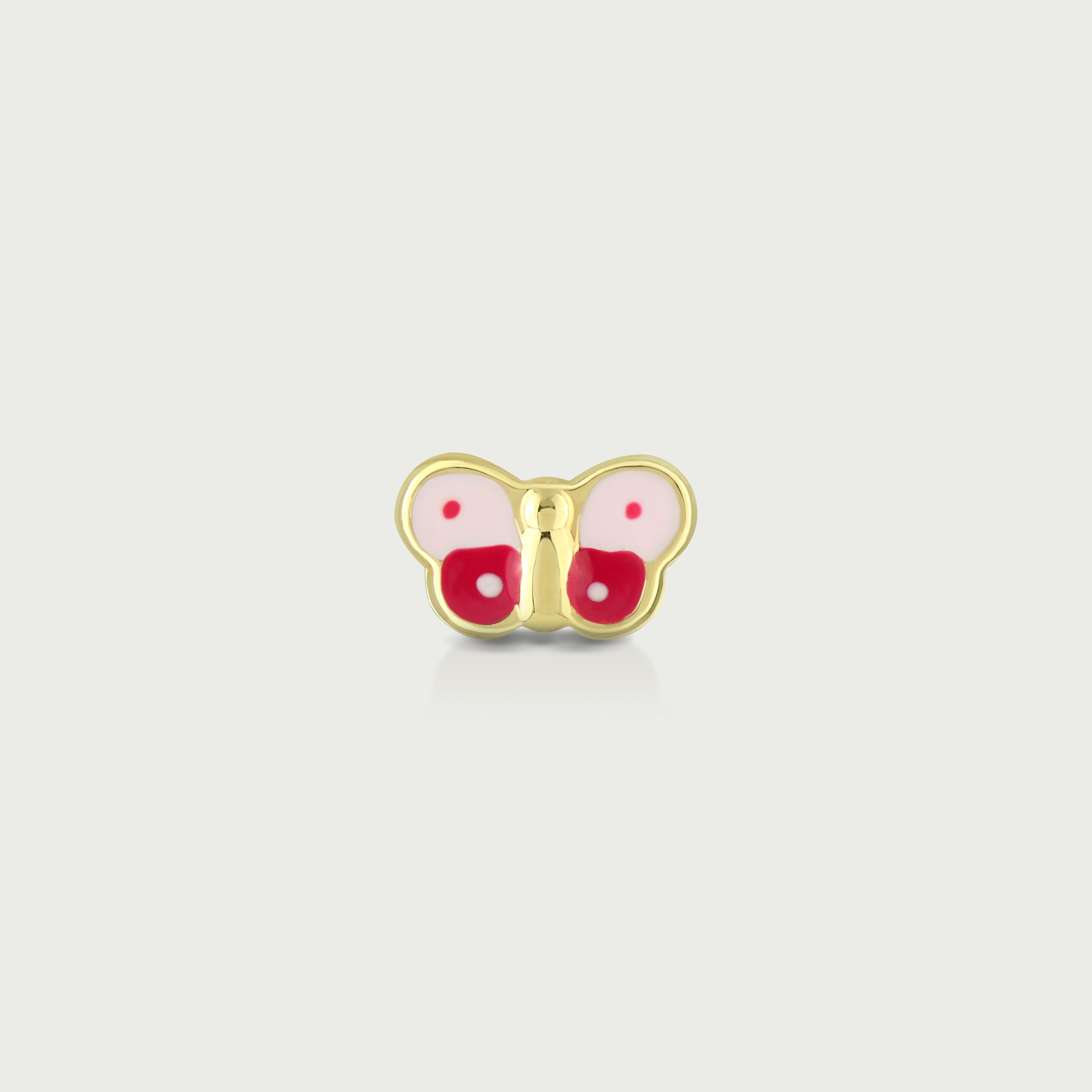 Blush & Berry Butterfly Gold Screw Earrings