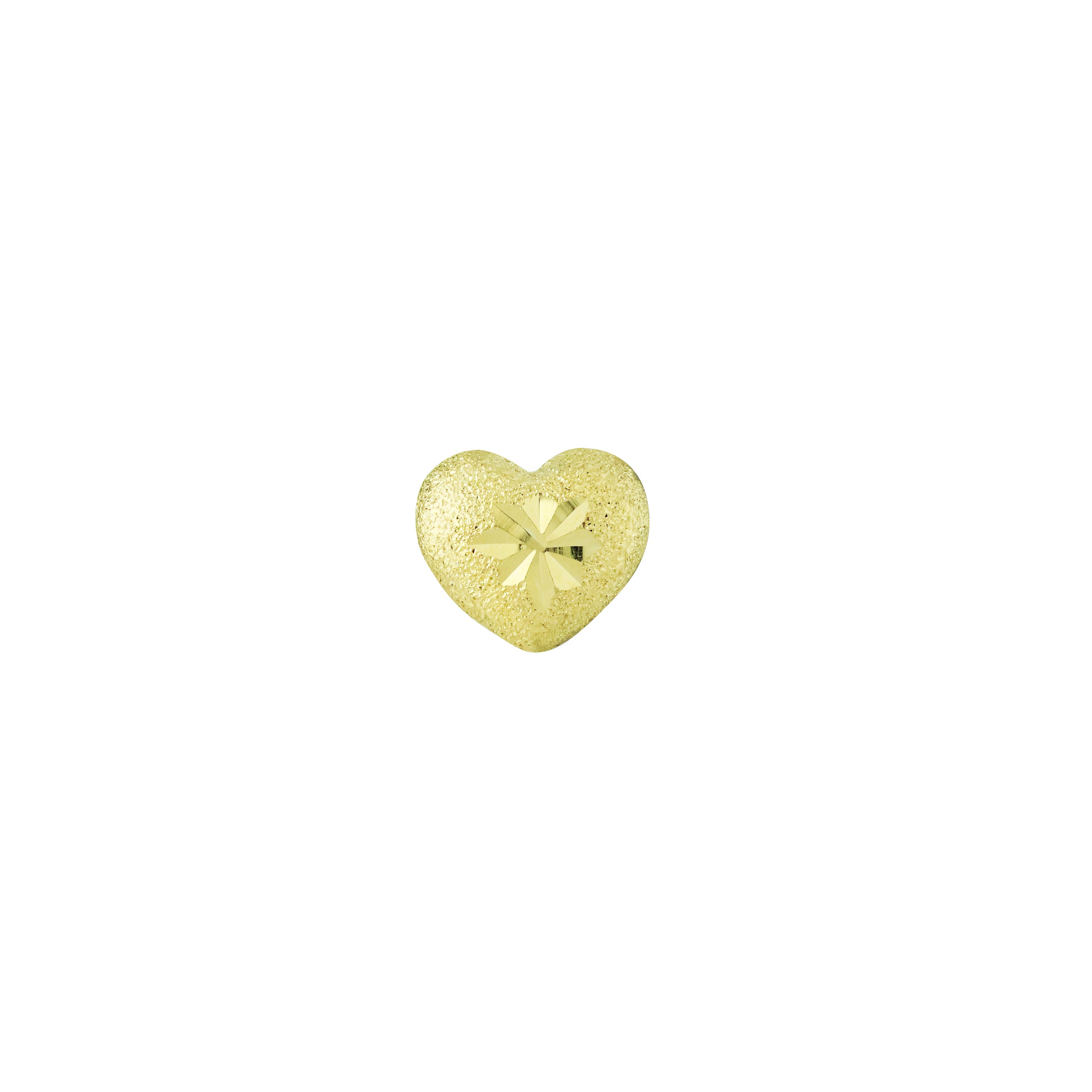 Sweet Love Gold Stud Earrings