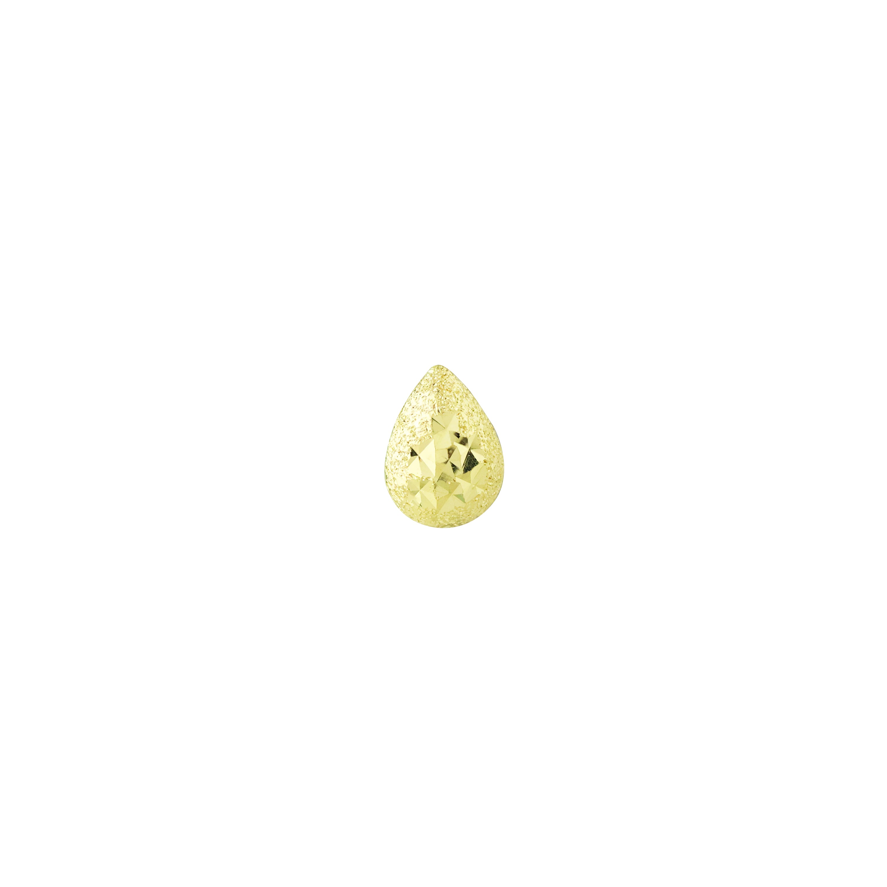 Fern Finesse Gold Stud Earrings