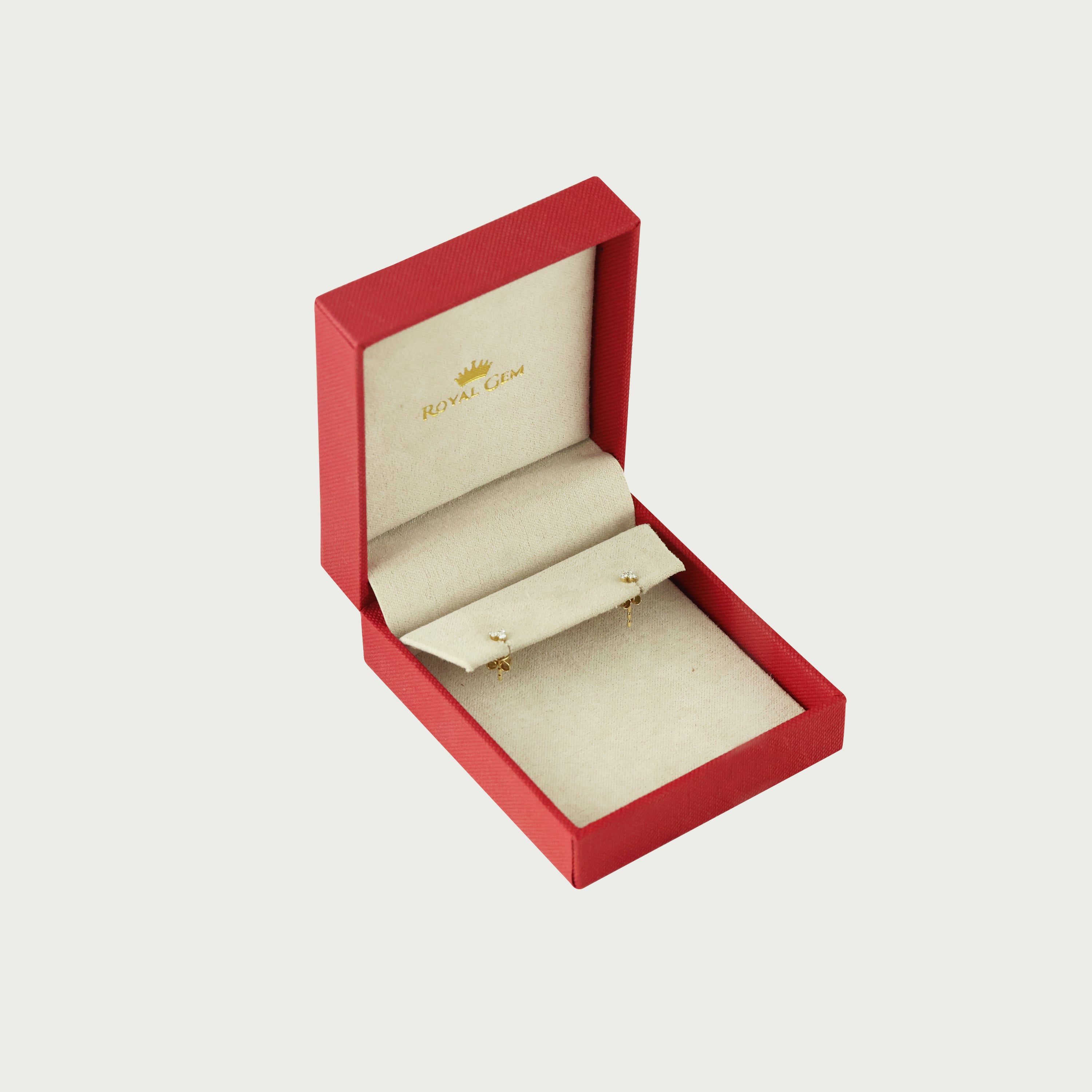 Essence Solitaire Diamond Stud Earrings