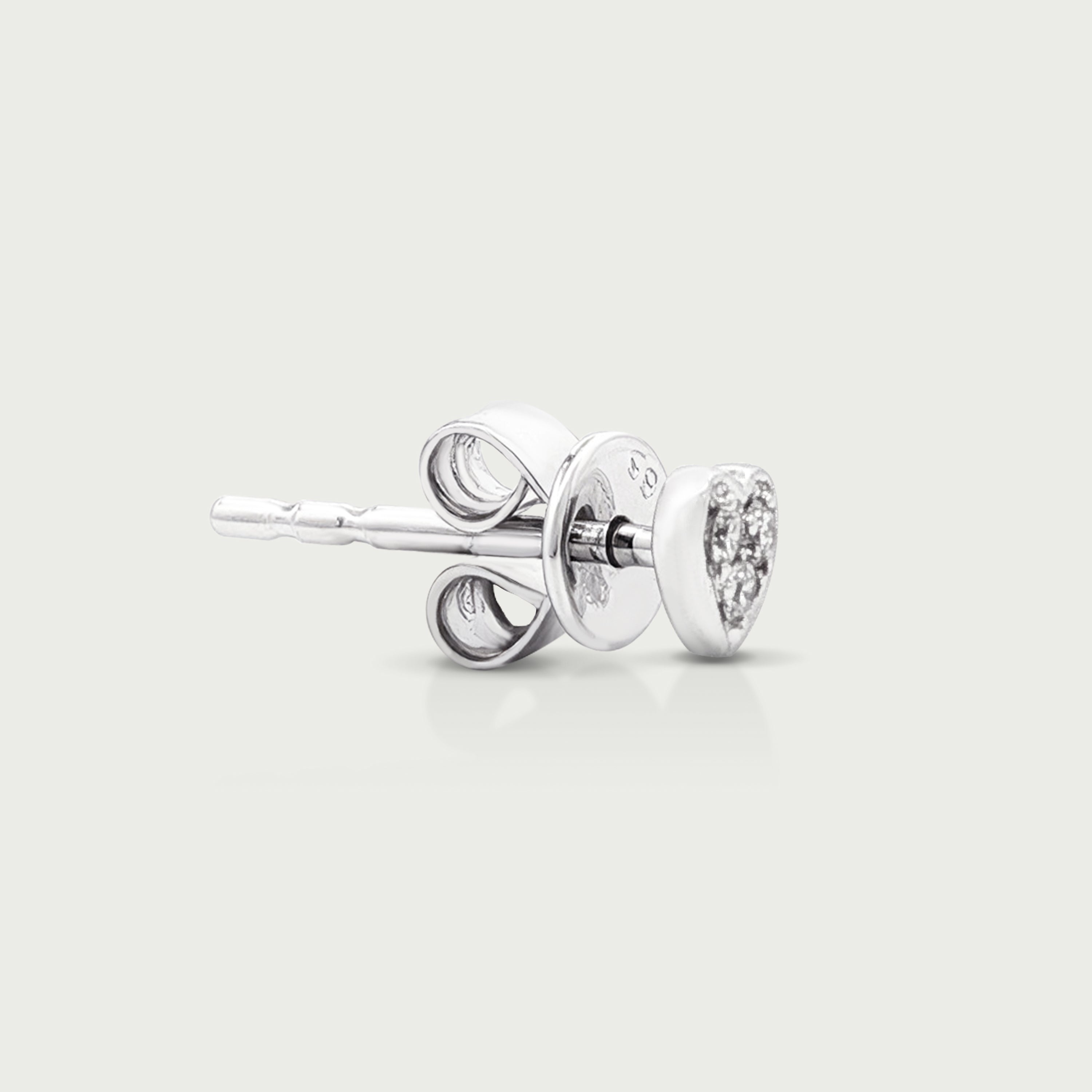 Heart of the Day Diamond Stud Earrings