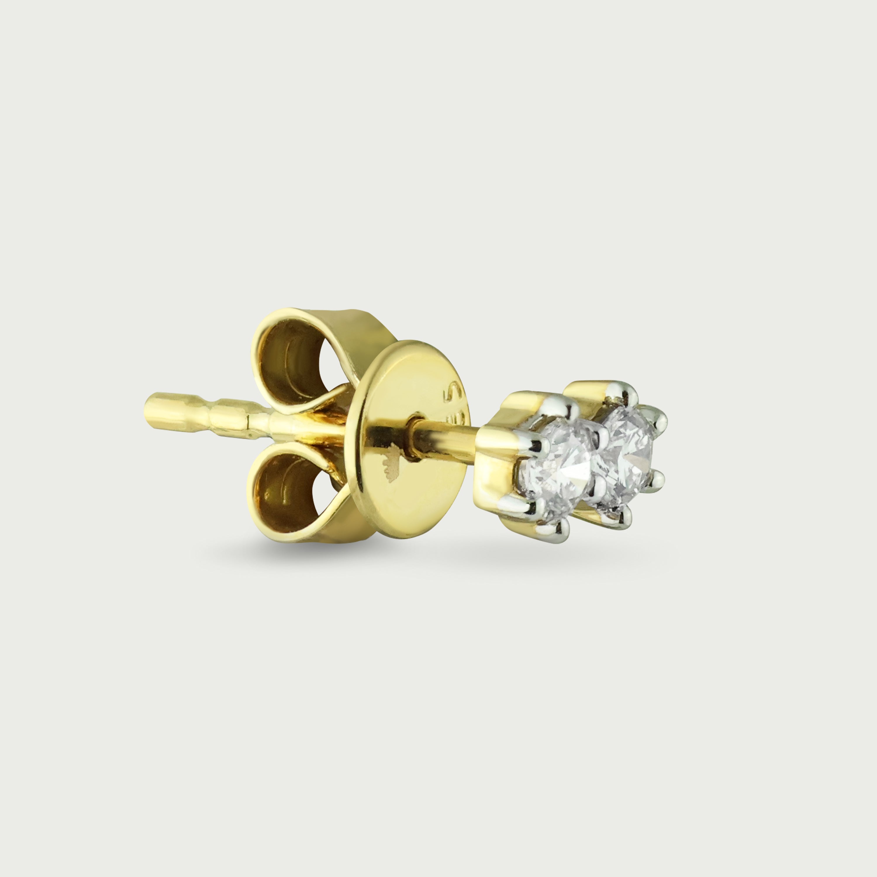 Stellar Duo Diamond Stud Earrings