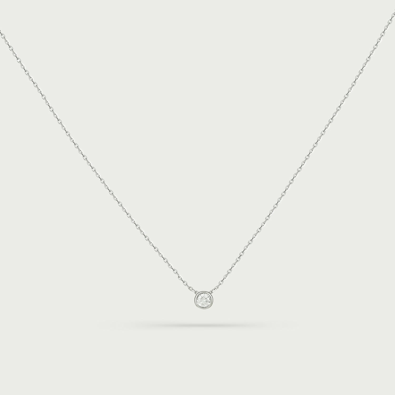 Circle Back Diamond Necklace