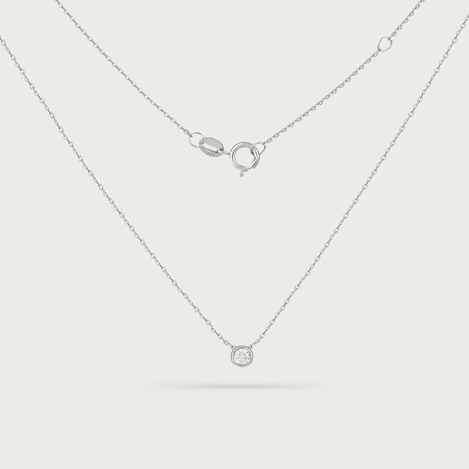 Circle Back Diamond Necklace
