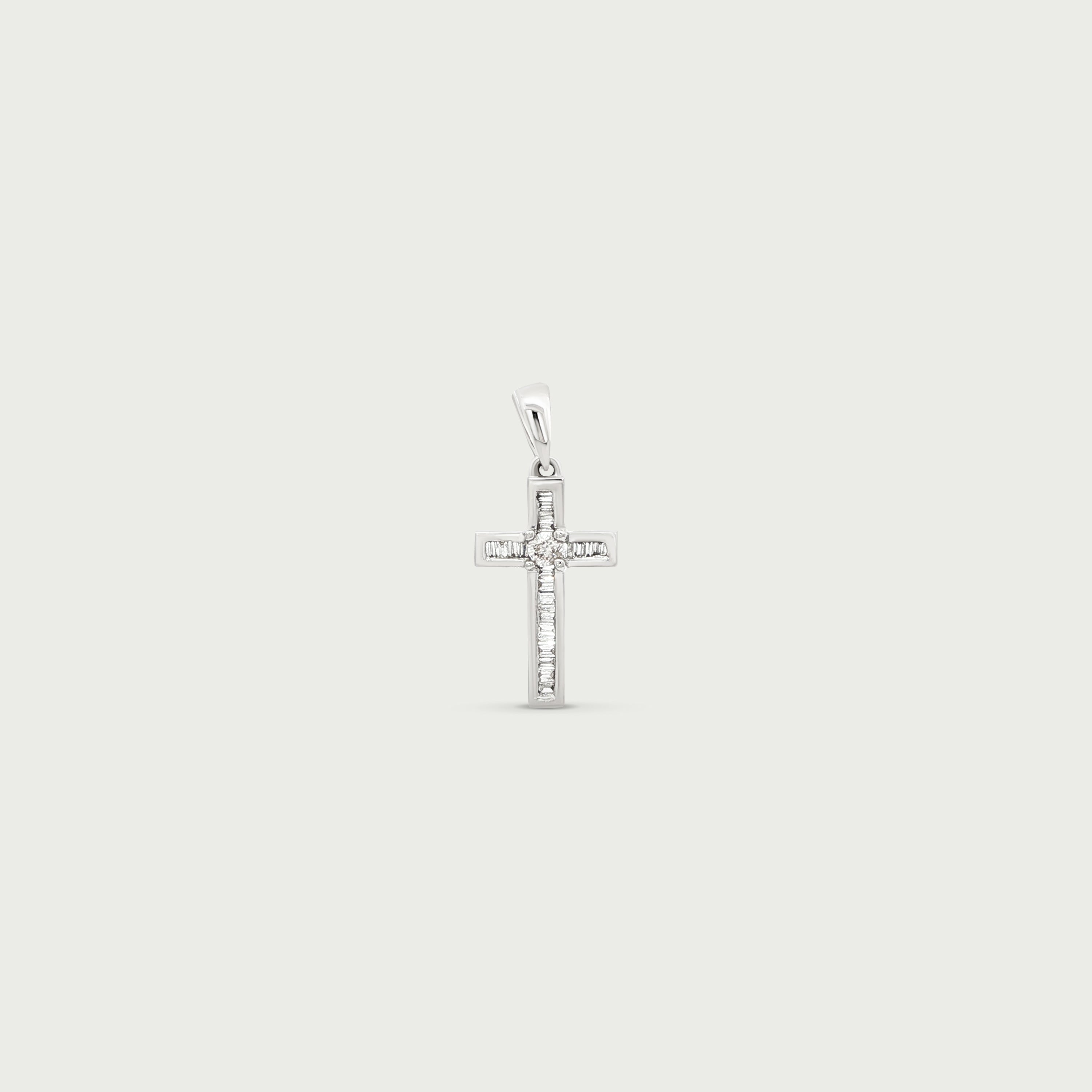 Guiding Light Diamond Cross Pendant