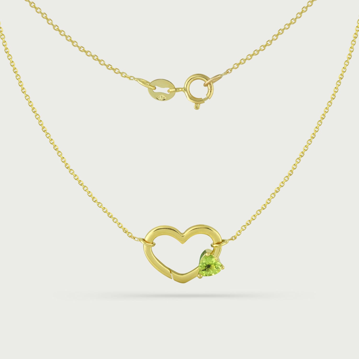 Heart & Spark Gemstone Necklace