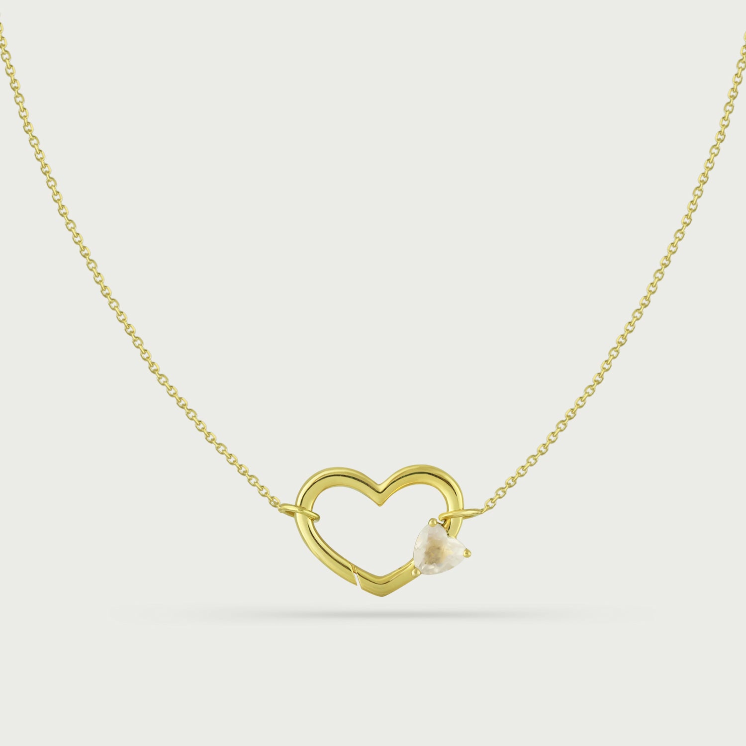 Heart & Spark Gemstone Necklace