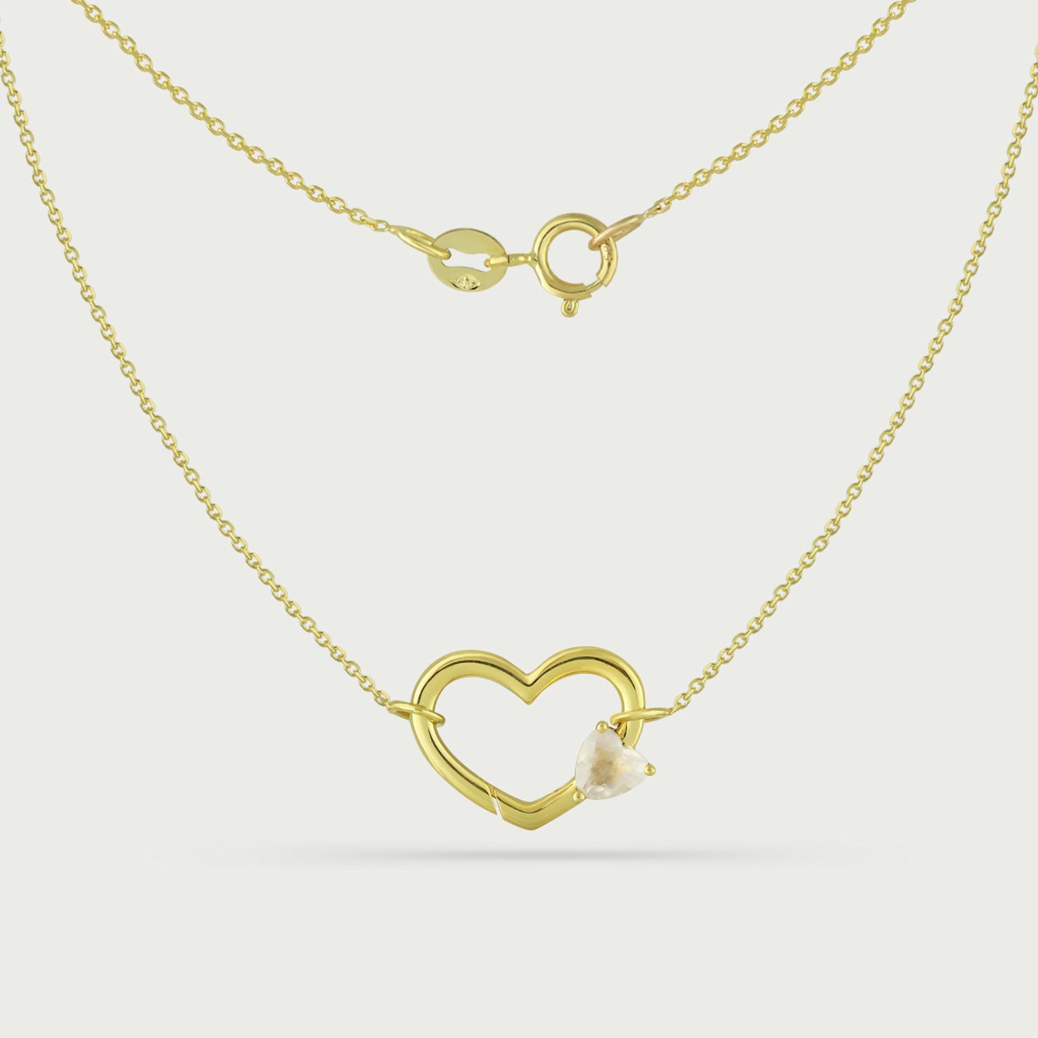 Heart & Spark Gemstone Necklace