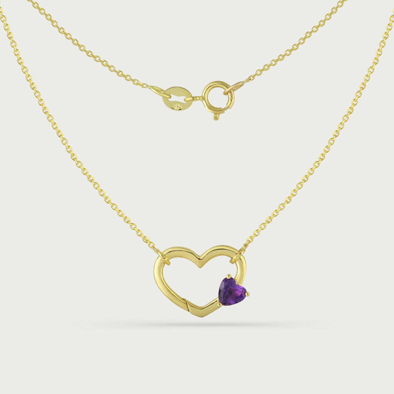 Heart & Spark Gemstone Necklace