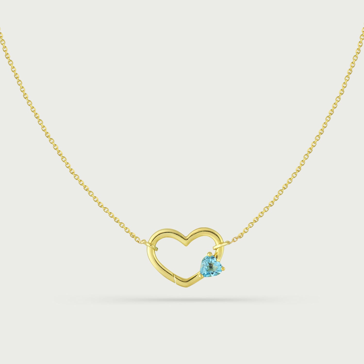 Heart & Spark Gemstone Necklace