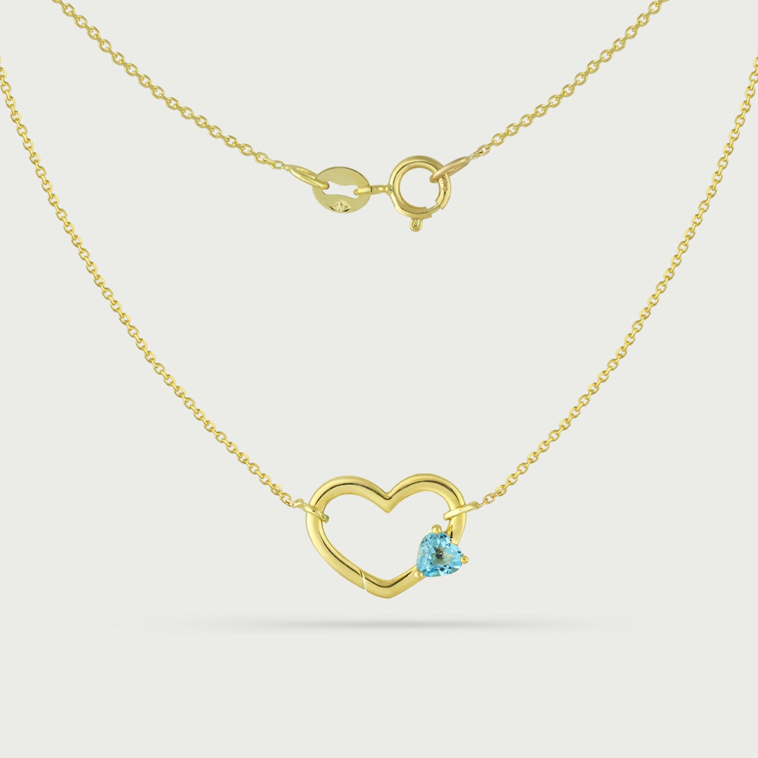 Heart & Spark Gemstone Necklace