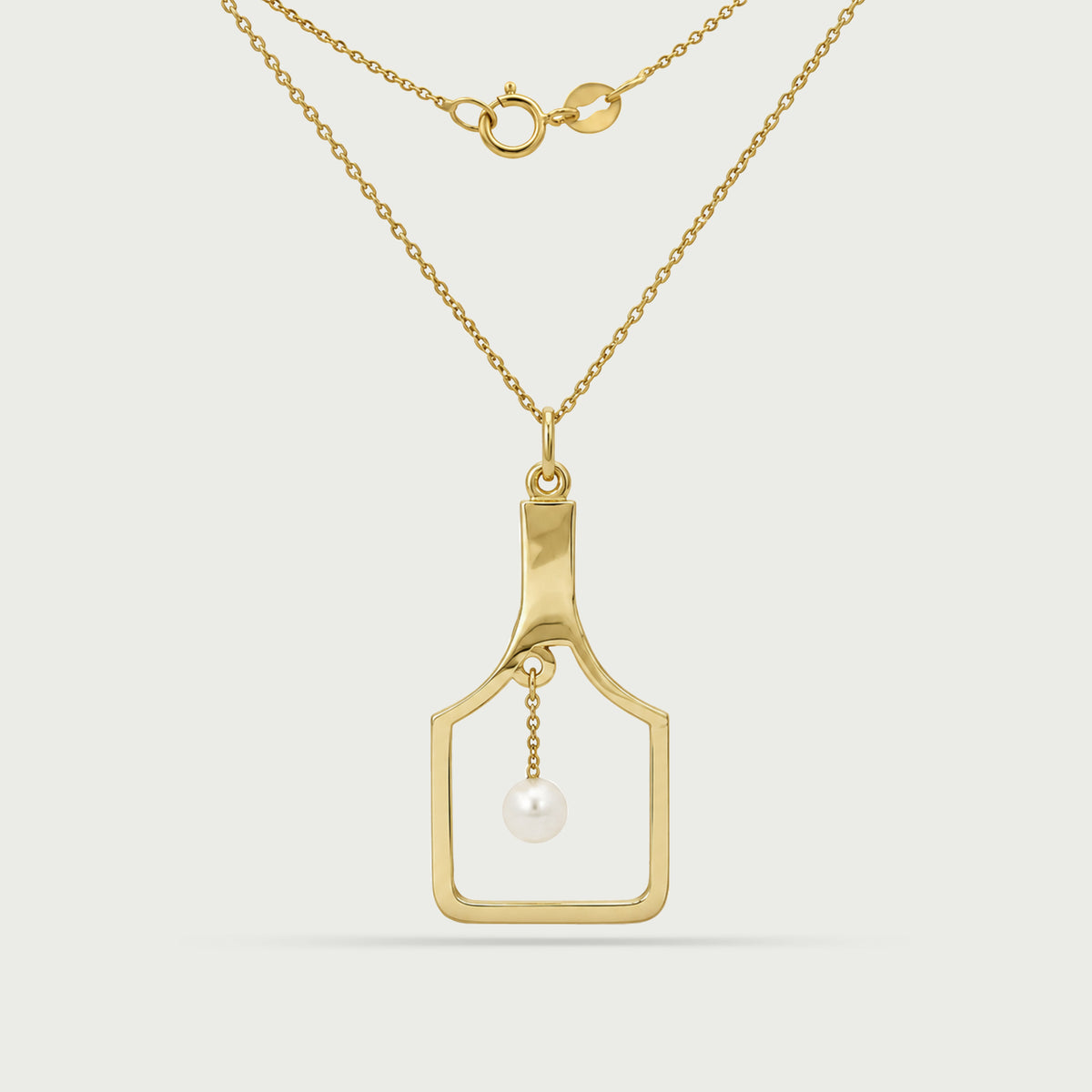 Pickle Pearl Drop Necklace