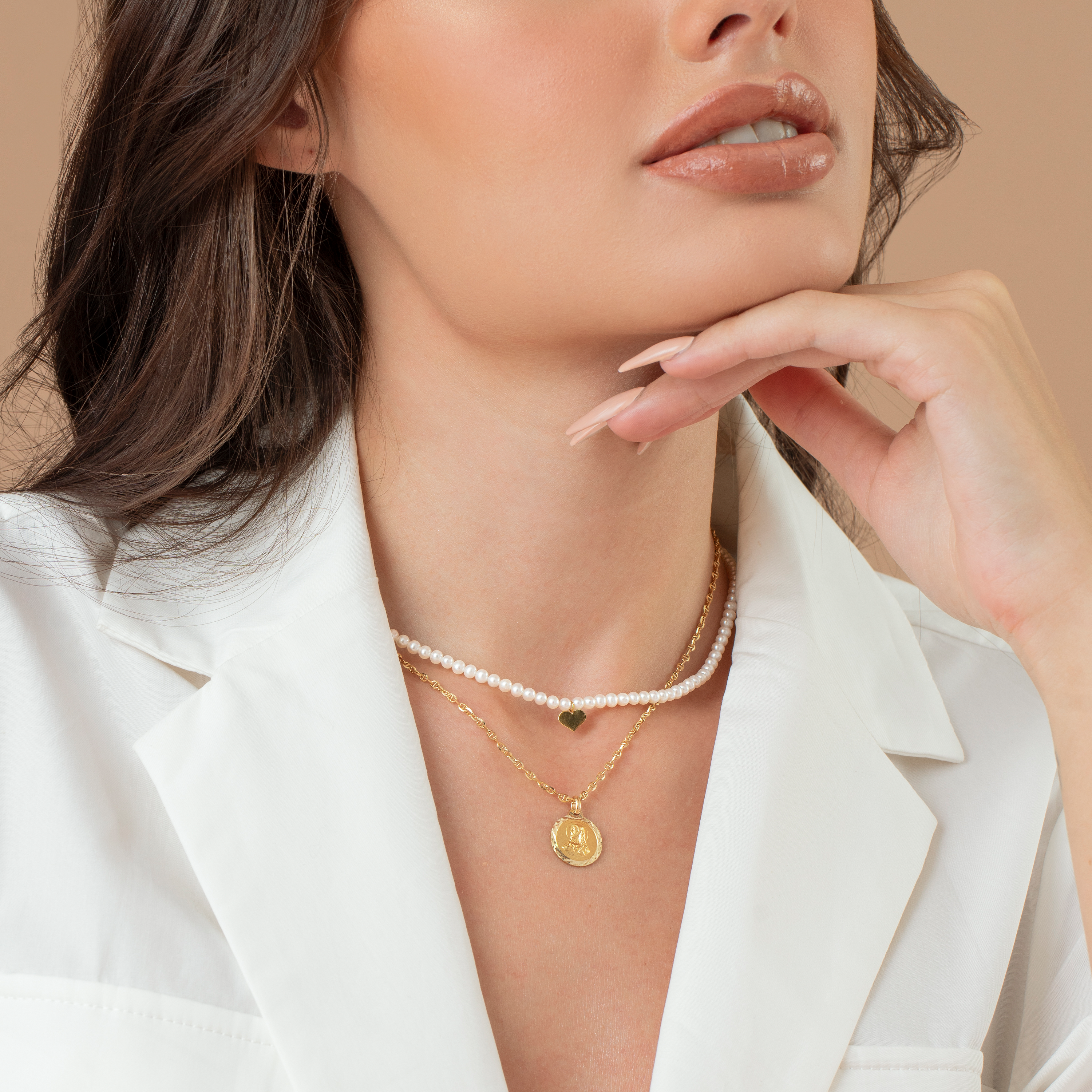 Ray of Joy Pearl  Necklace