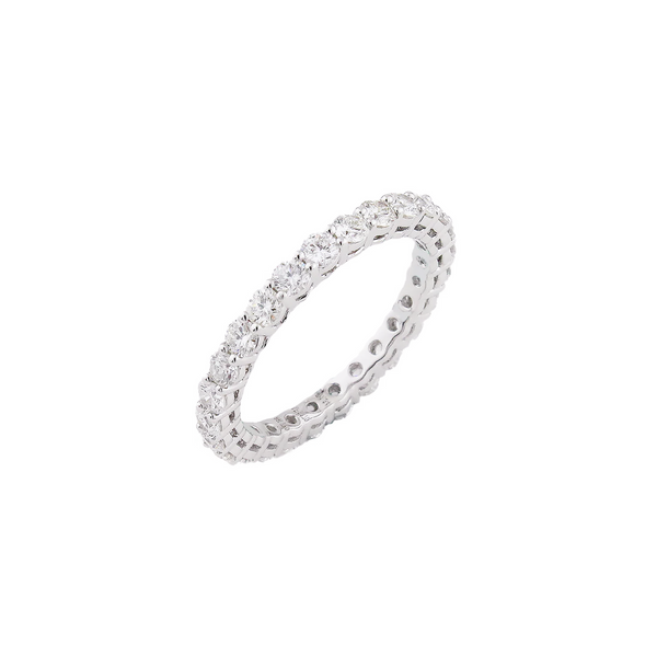 Round-Cut Diamond Full Eternity Ring