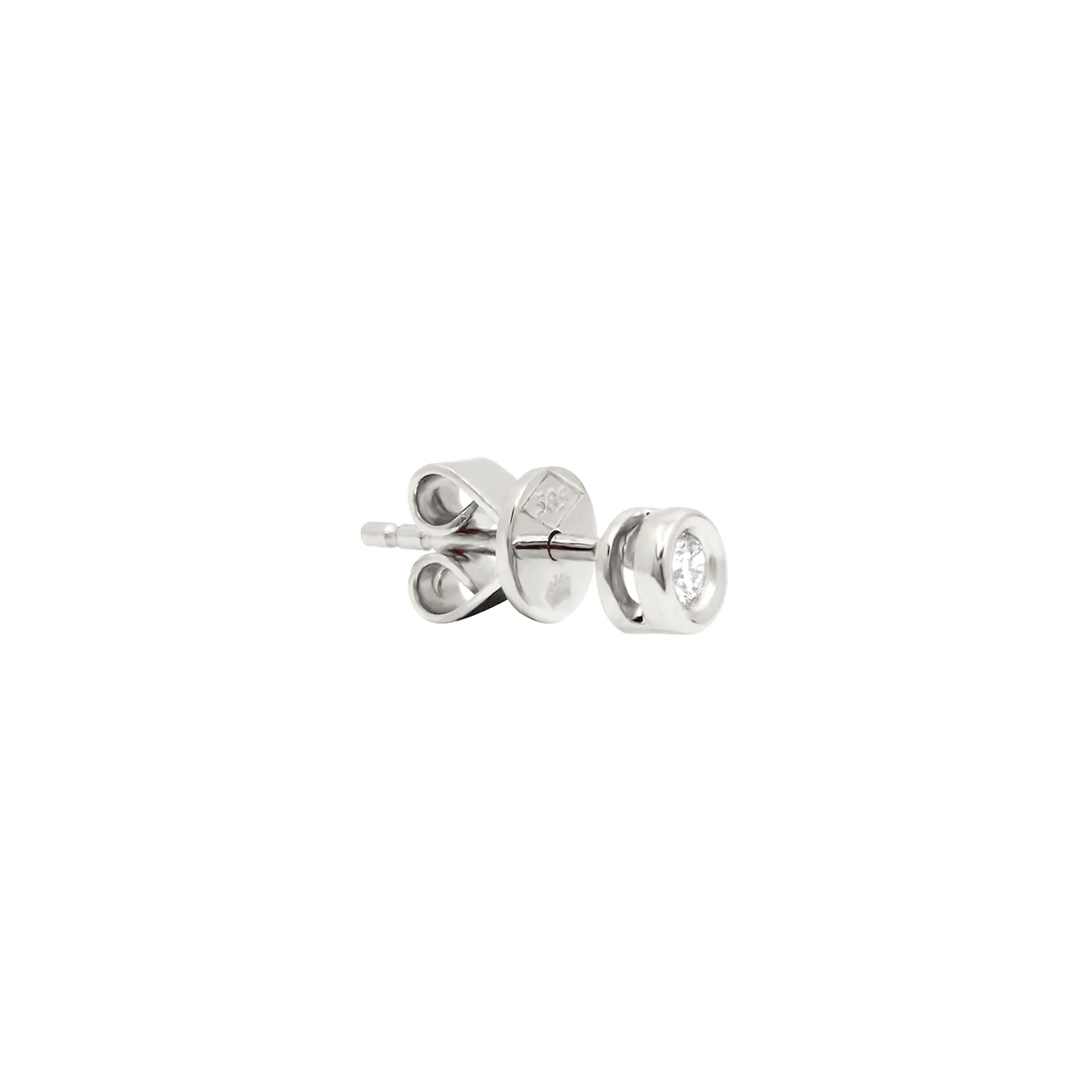 Chic Little Spark Diamond Stud Earrings