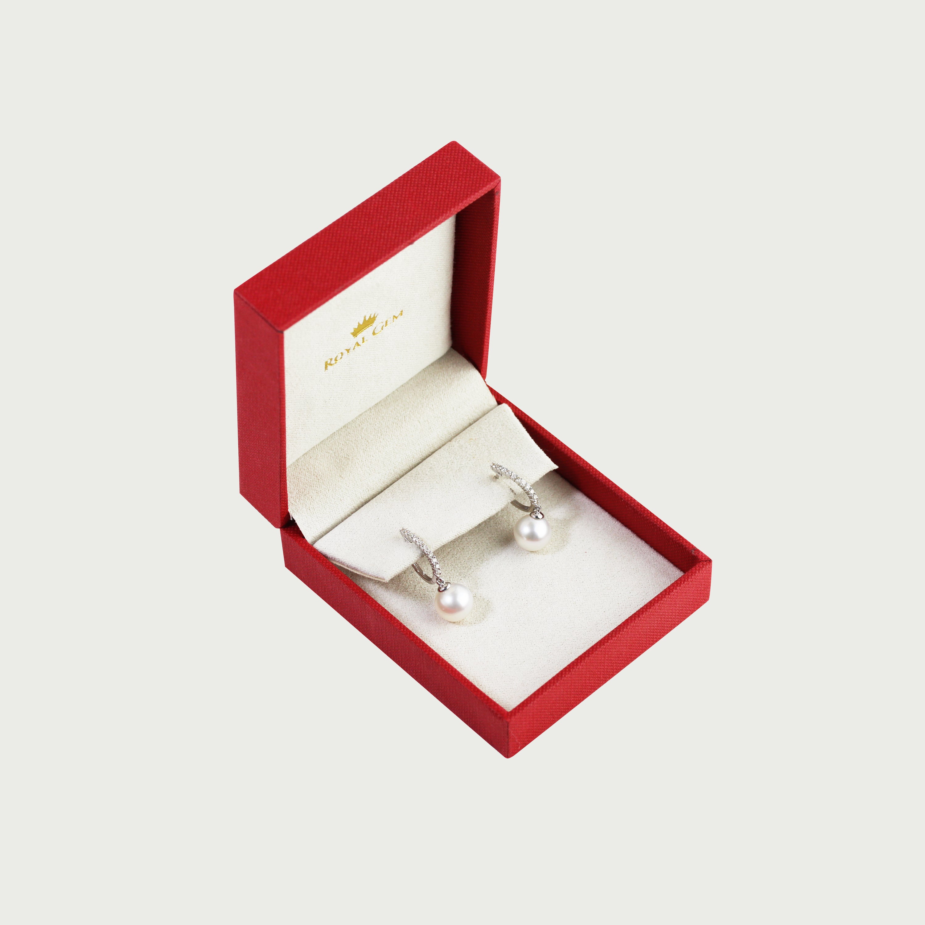 Always Radiant Pearl Hoop Earrings