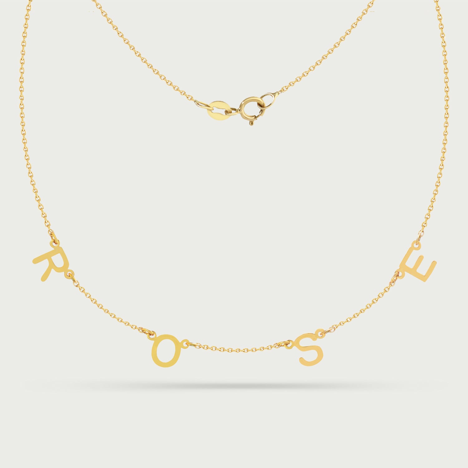 Amalfi Station Necklace in Yellow Gold