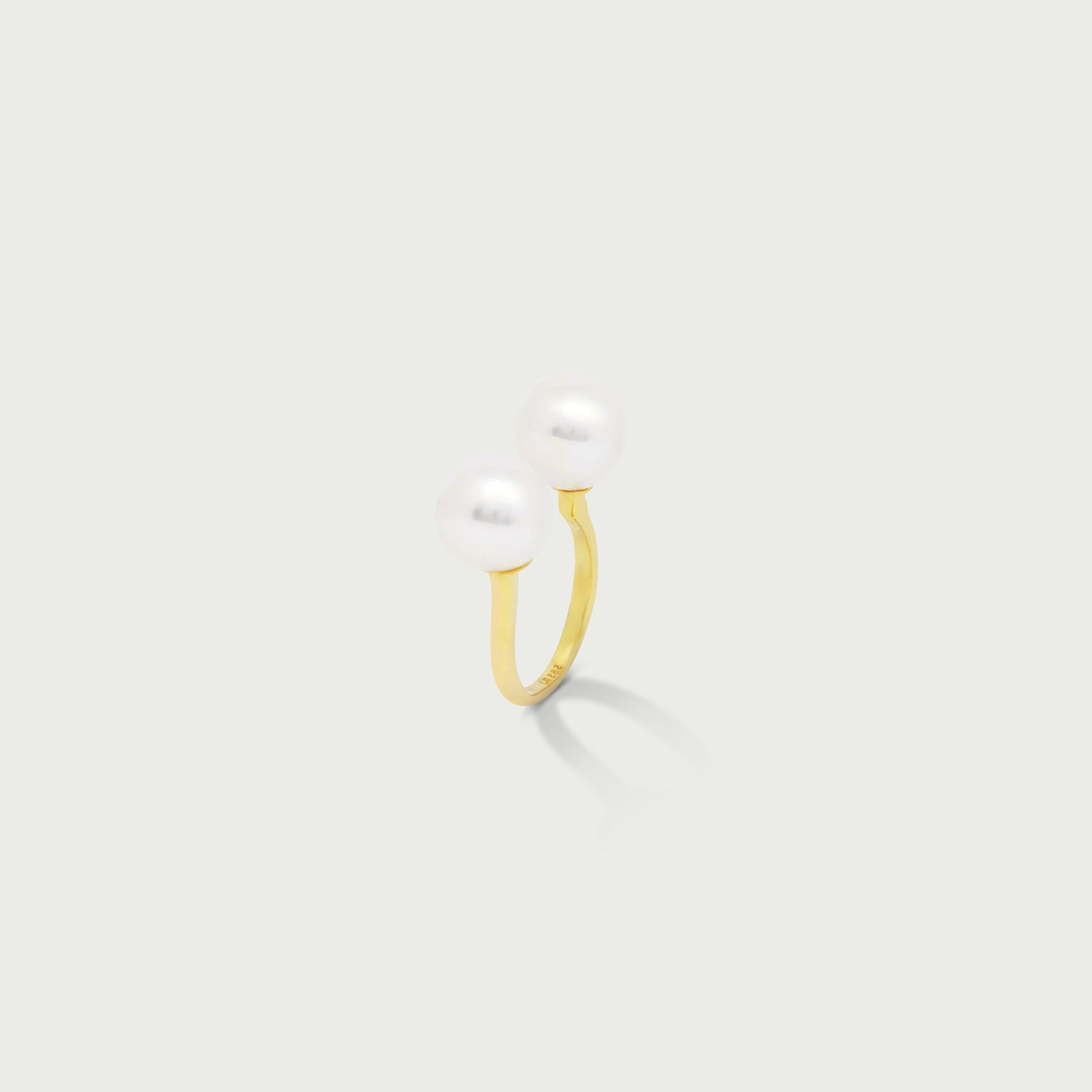 Breaking Waves Gold Ring