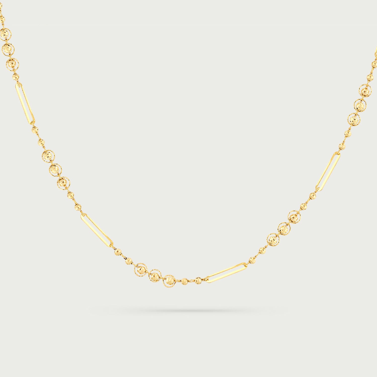 Celestial Orbit Gold Necklace