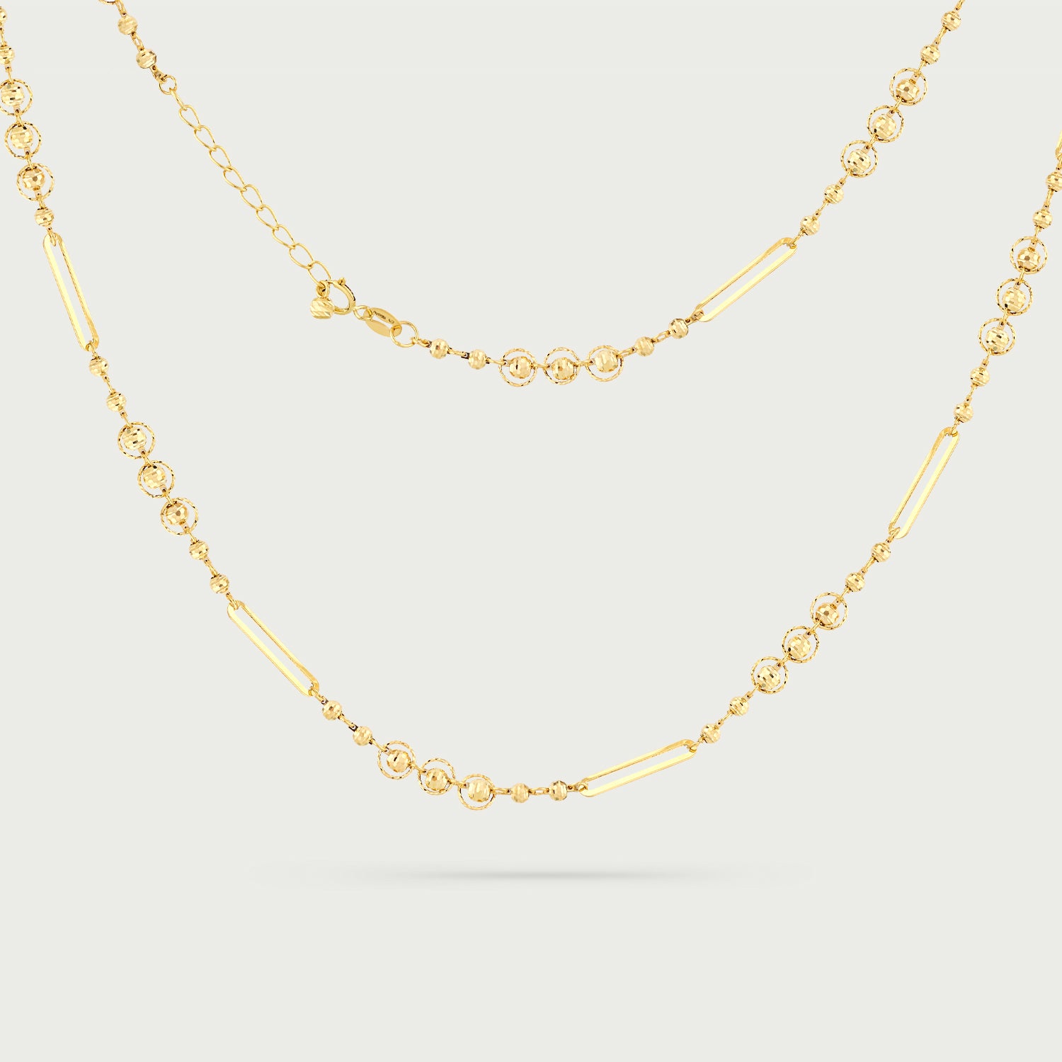 Celestial Orbit Gold Necklace