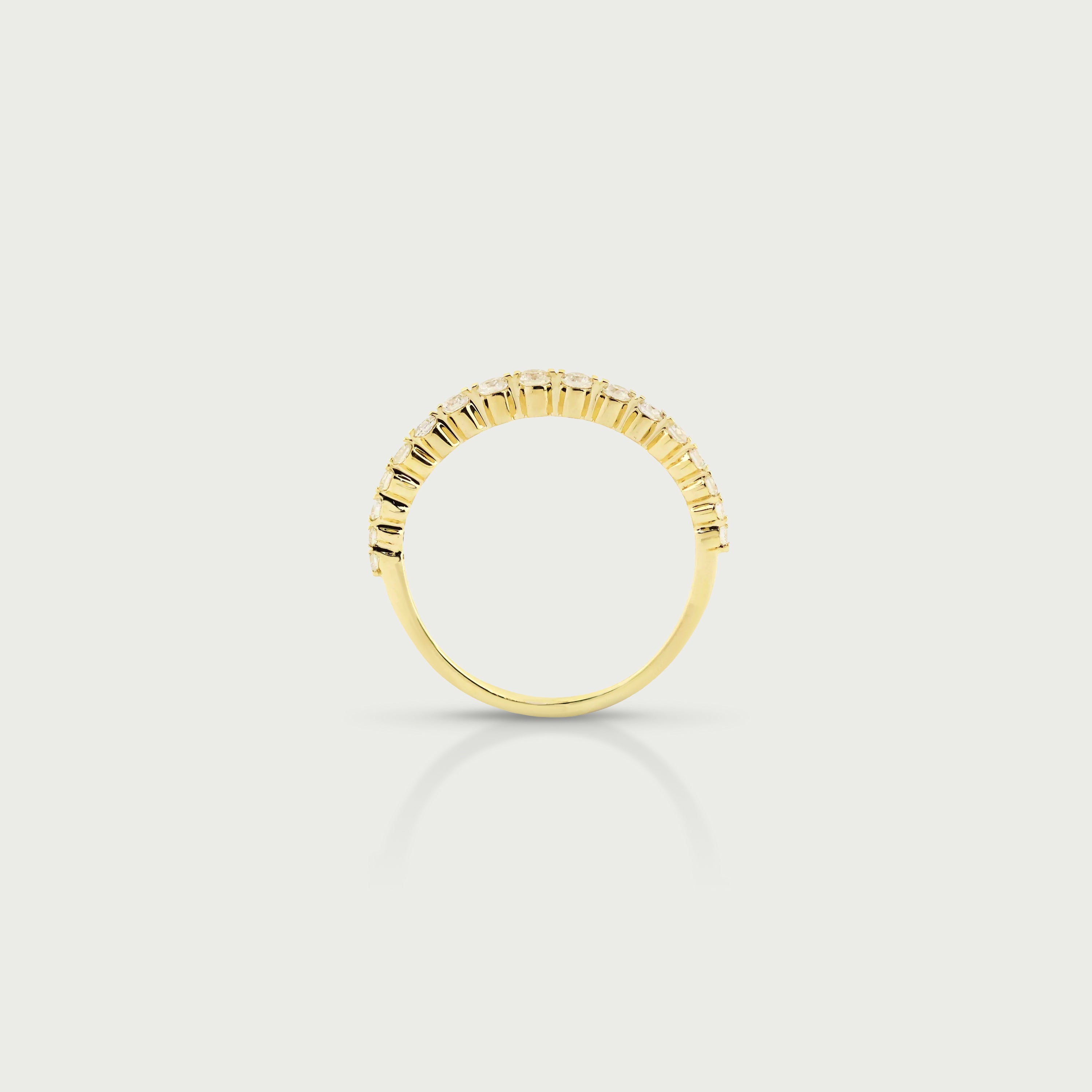 Celestial Diamond Half Eternity Ring