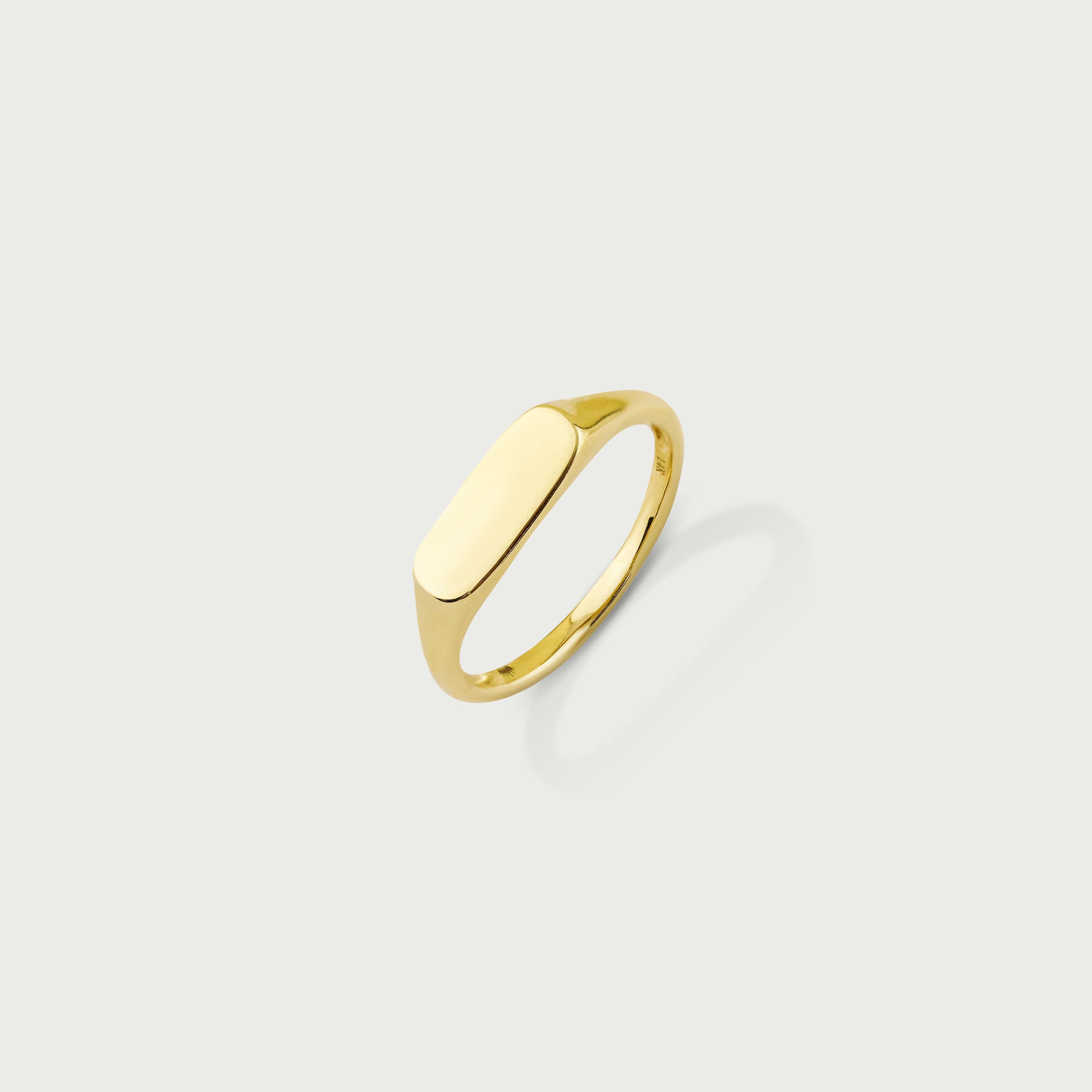Centerstage Oblong Gold Ring