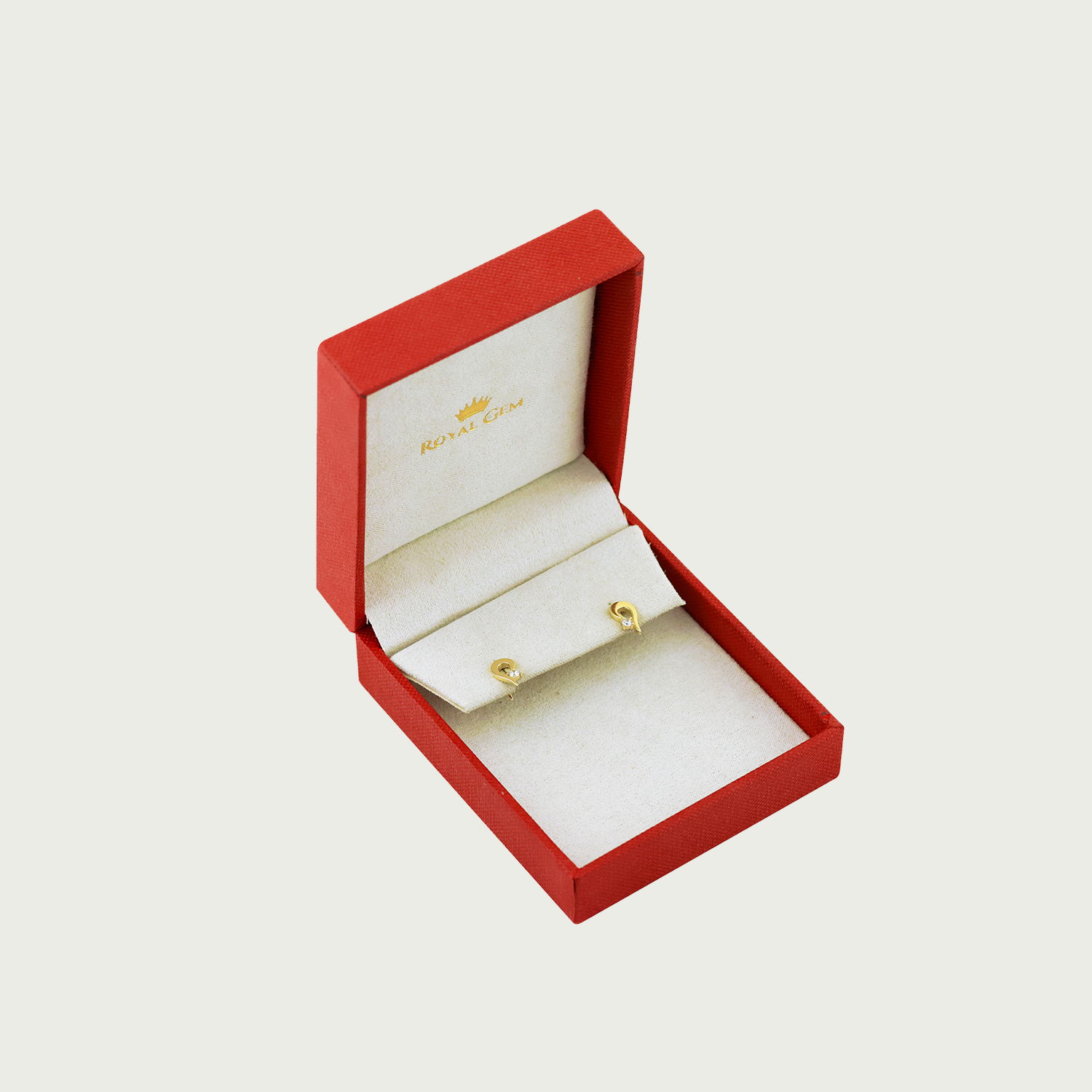 Clock-Out Chic Gold Stud Earrings