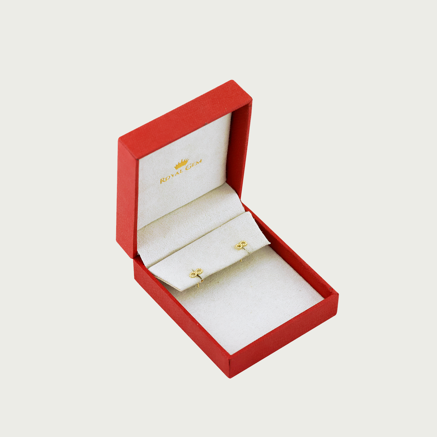 Clock-Out Chic Infinity Gold Stud Earrings