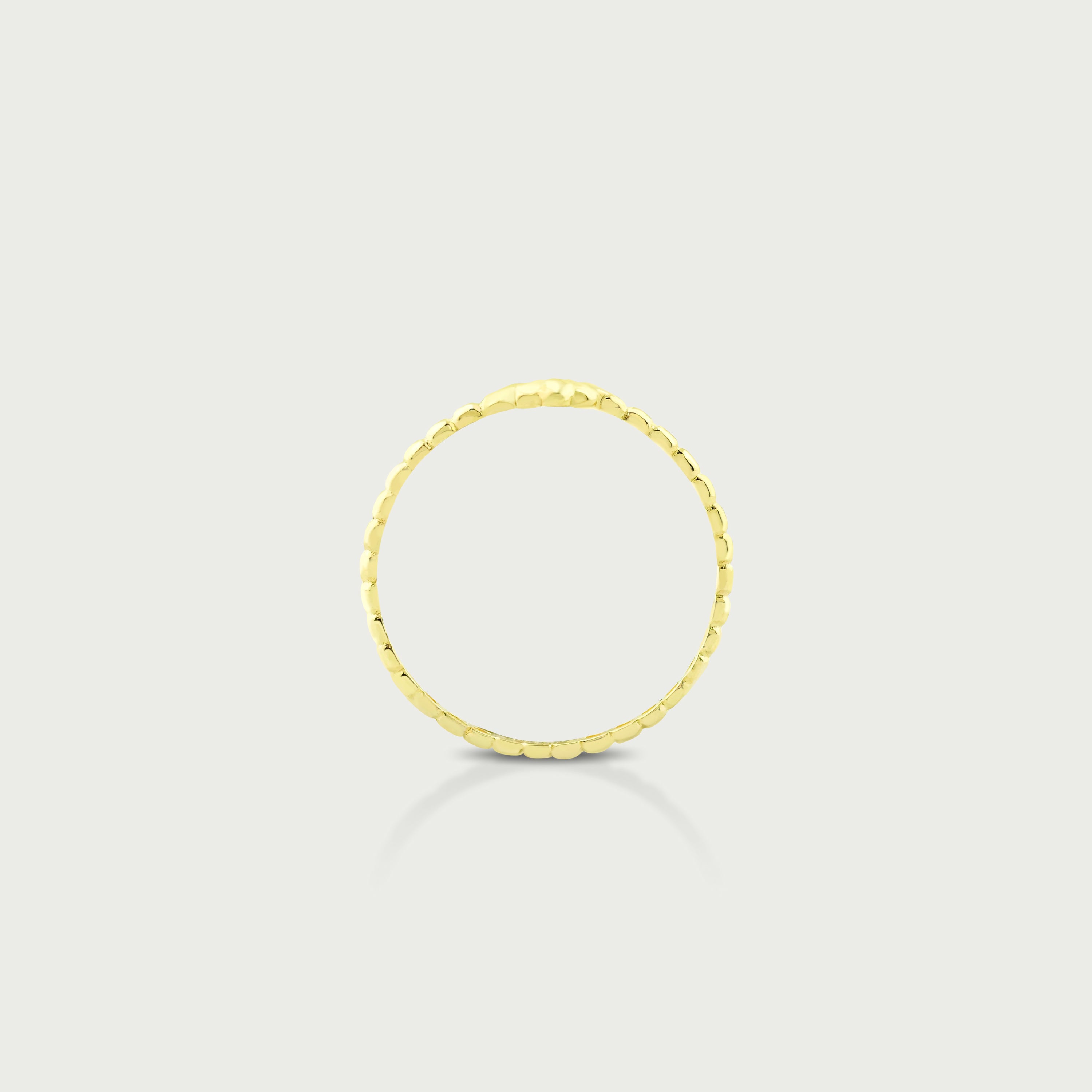 Clock-Out Chic Flower Gold Ring