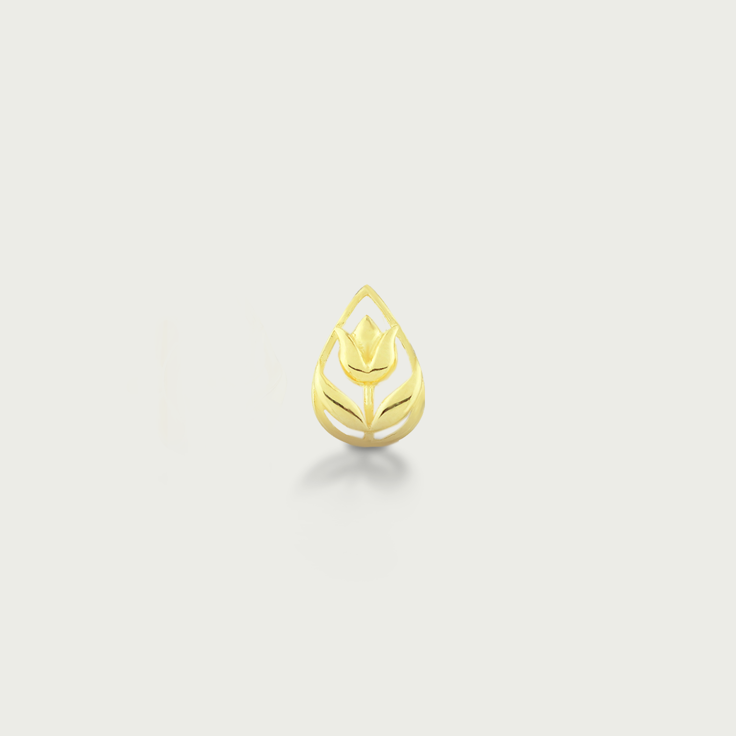 Clock-Out Chic Leaf Gold Stud Earrings