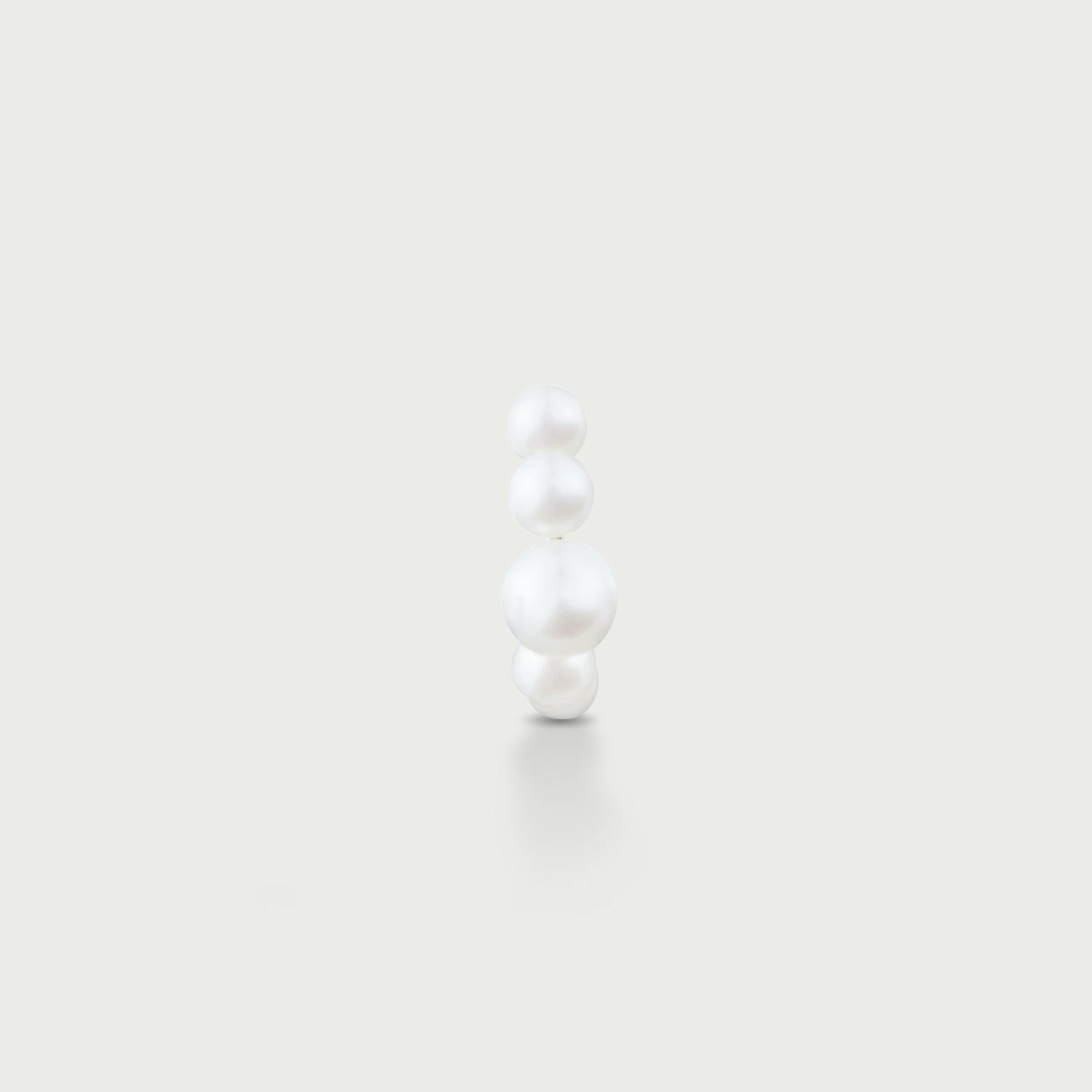 Coral Siren Pearl Hoop Earrings